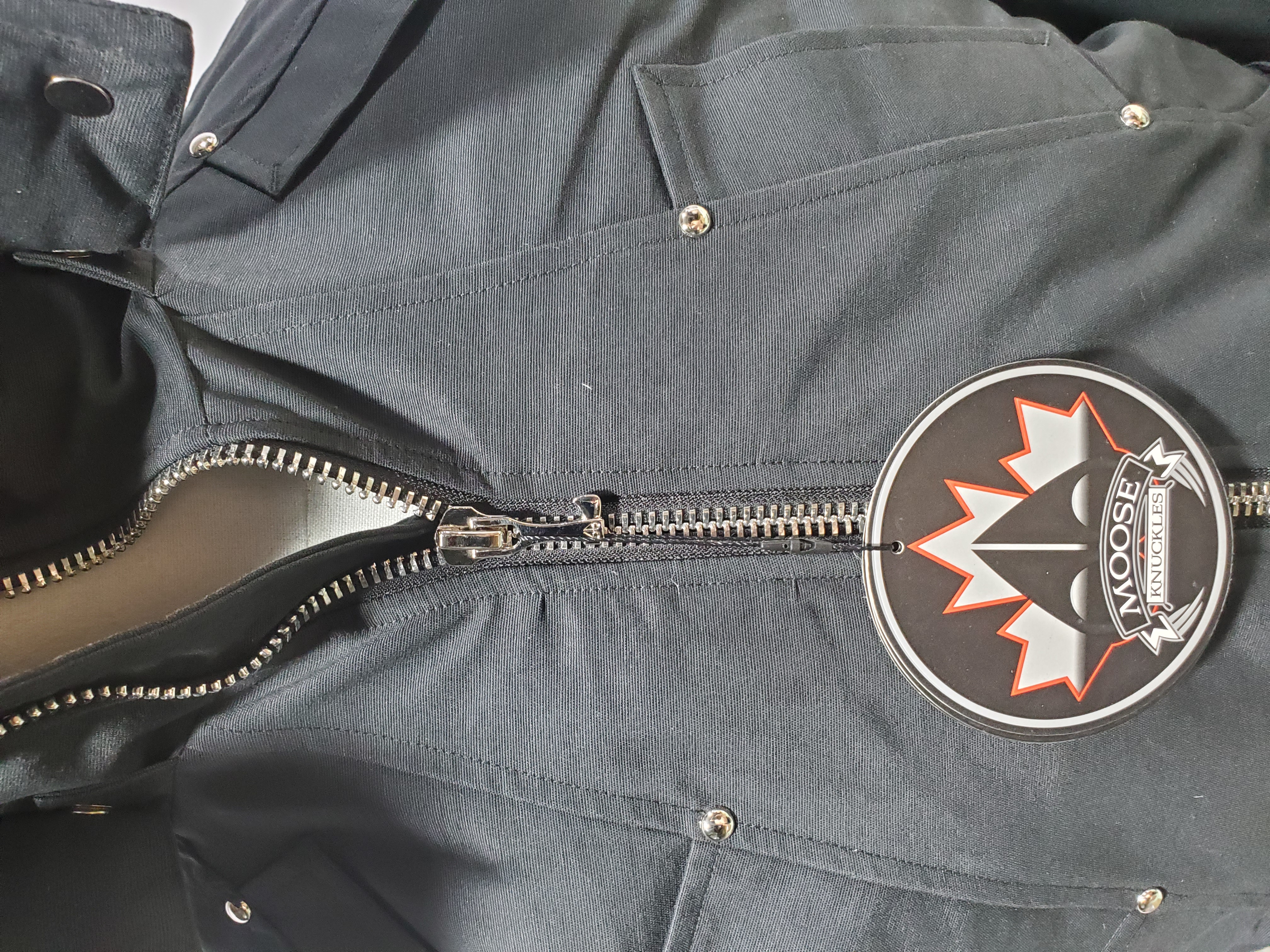 Moose Knuckles Original Ballistic Bomber Jacket Black/White（NFC）YZ241223 review Stockxkicks 03