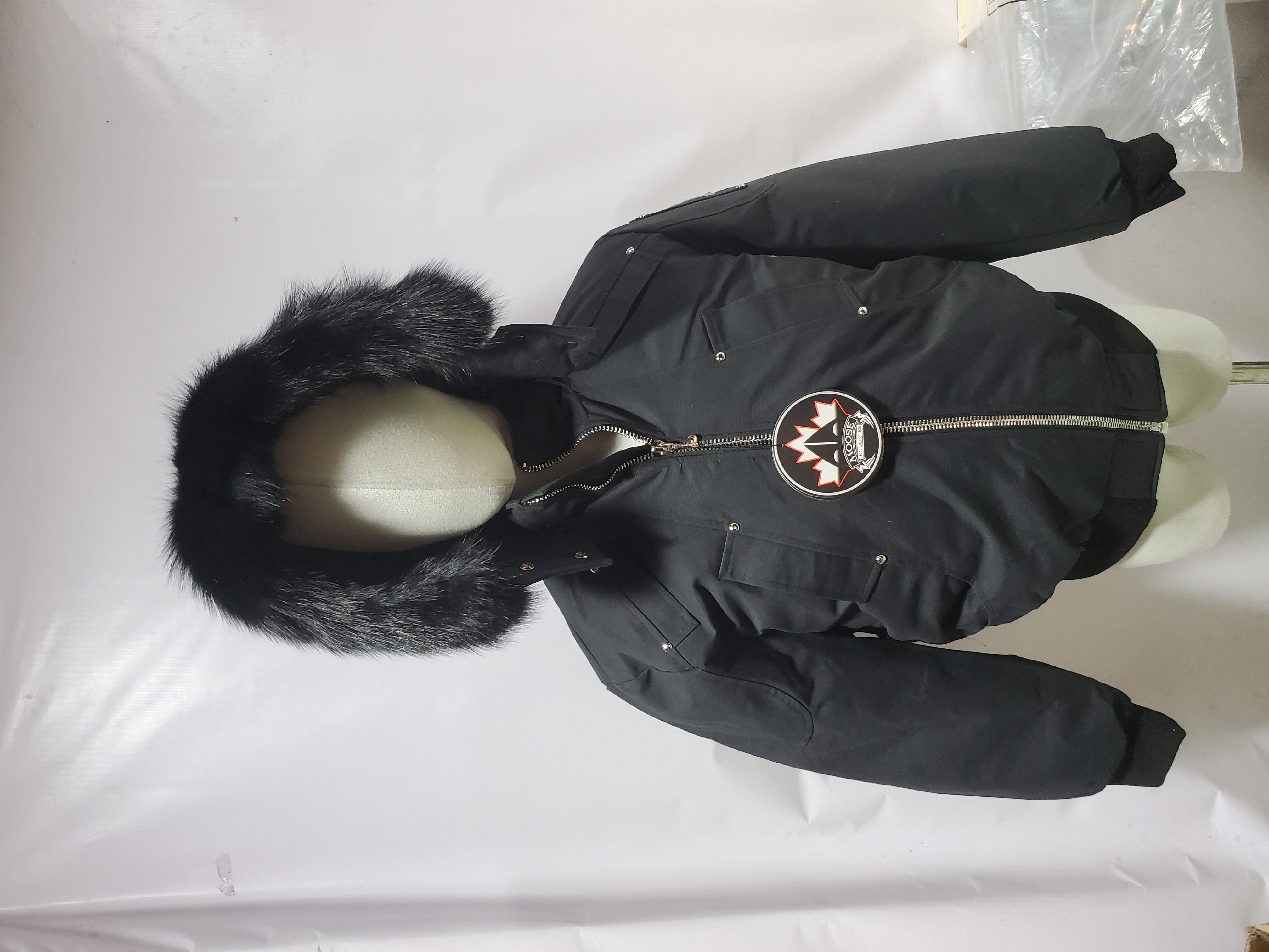 Moose Knuckles Original Ballistic Bomber Jacket Black/White（NFC）YZ241223 review Stockxkicks 02