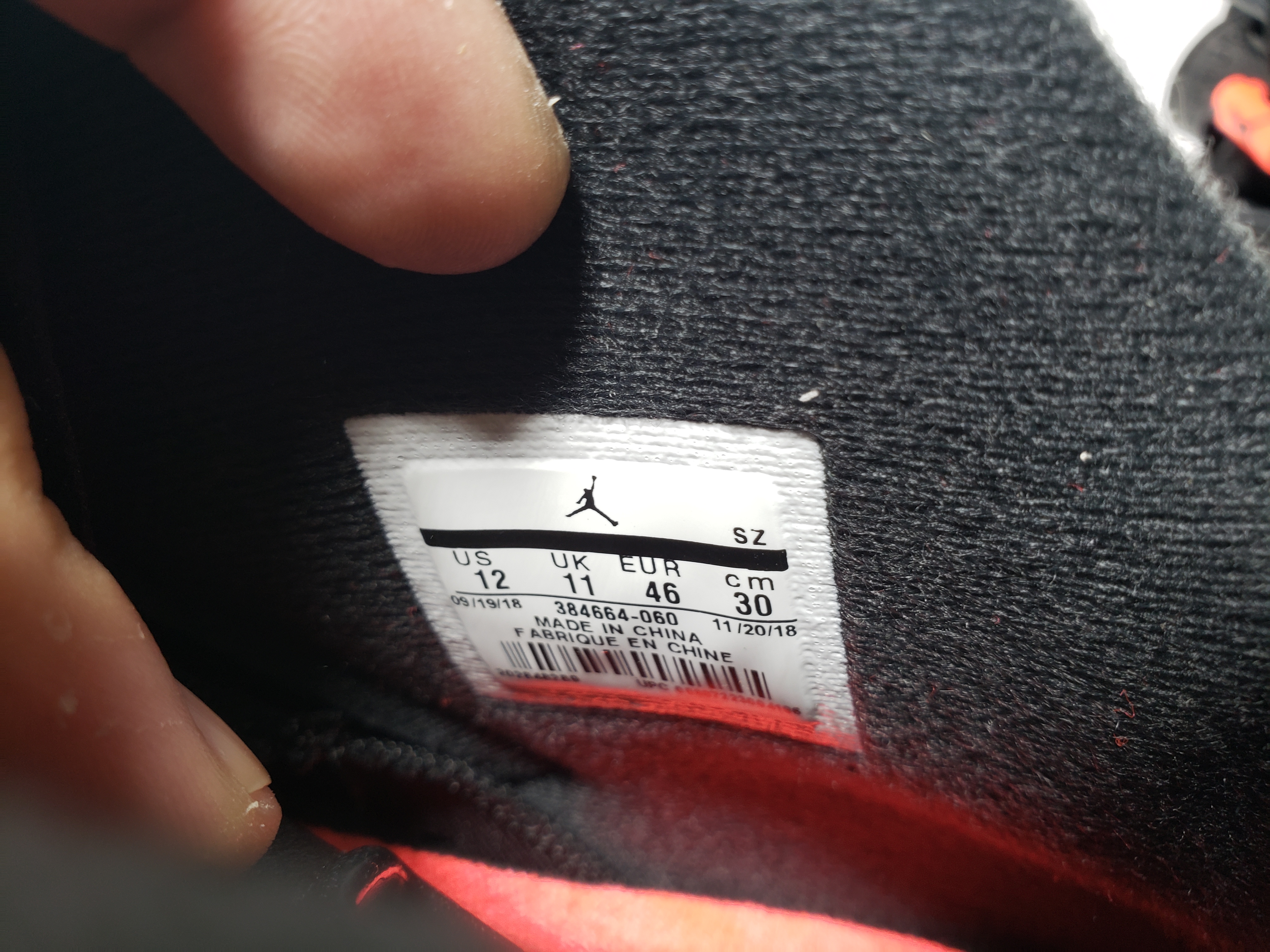 PK God Batch Air Jordan 6 Retro Black Infrared (2019)	 384664-060 review Stockxkicks 05