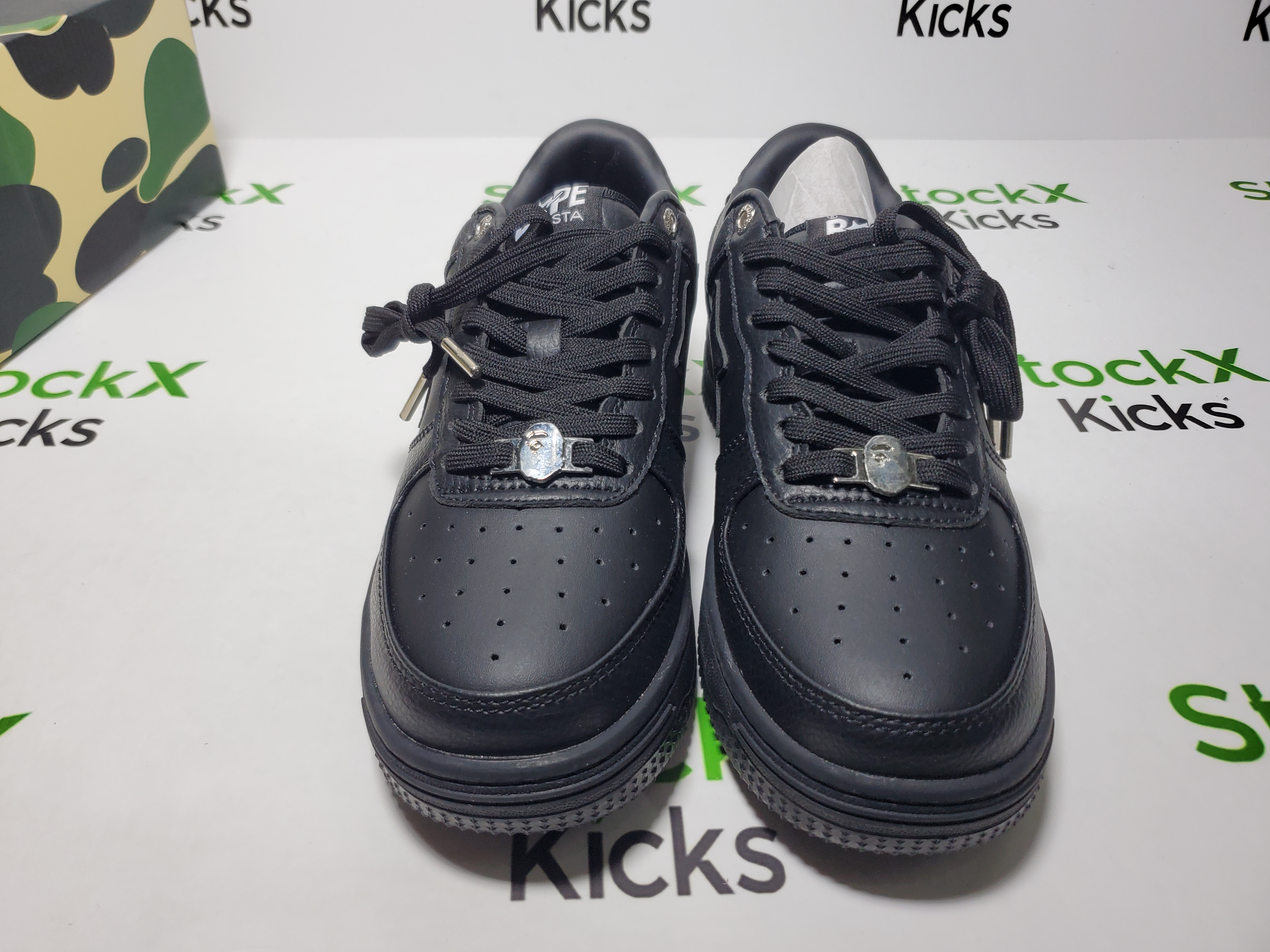 A Bathing Ape Bape Sta Low Black 1J30 -191- 013 review Stockxkicks 04