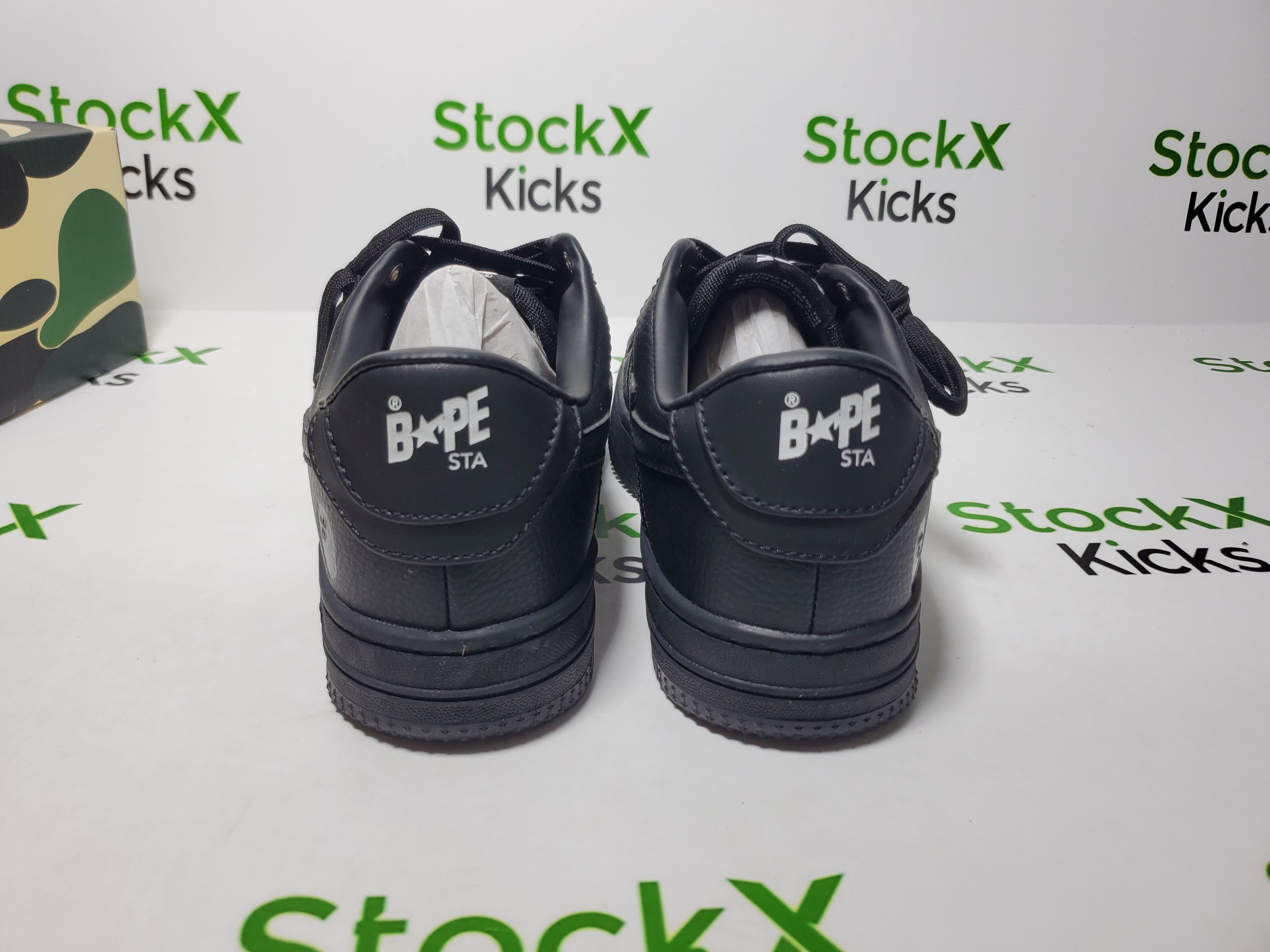 A Bathing Ape Bape Sta Low Black 1J30 -191- 013 review Stockxkicks 03