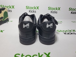 A Bathing Ape Bape Sta Low Black 1J30 -191- 013 review Stockxkicks 04