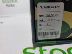 A Bathing Ape Bape Sta Low Black 1J30 -191- 013 review Stockxkicks 01