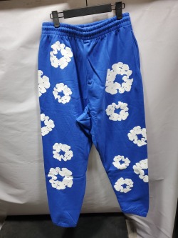 Denim Tears The Cotton Wreath Sweatpants Royal Blue review Stockxkicks 03
