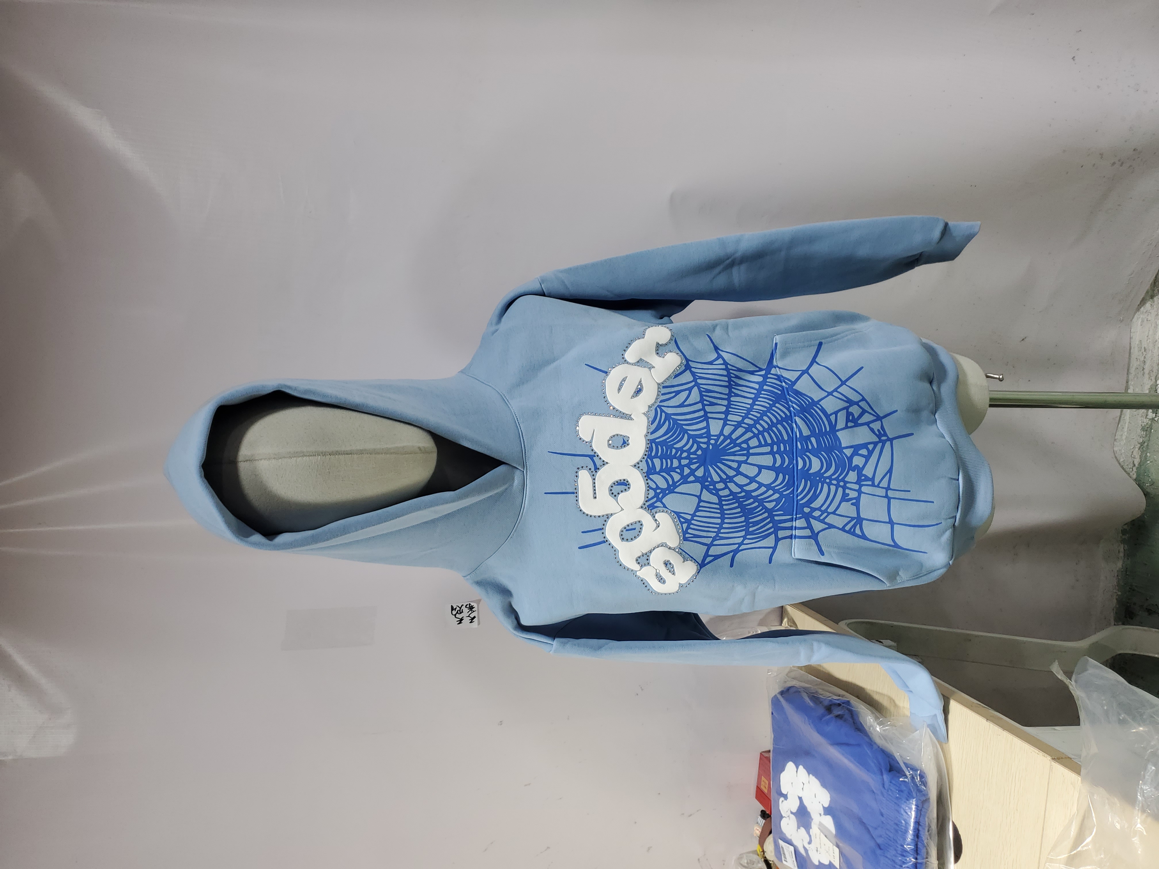 Sp5der Hoodie Sky Purple review Stockxkicks 00