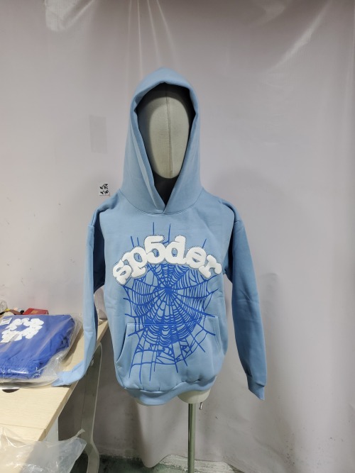 Sp5der Hoodie Sky Purple review 