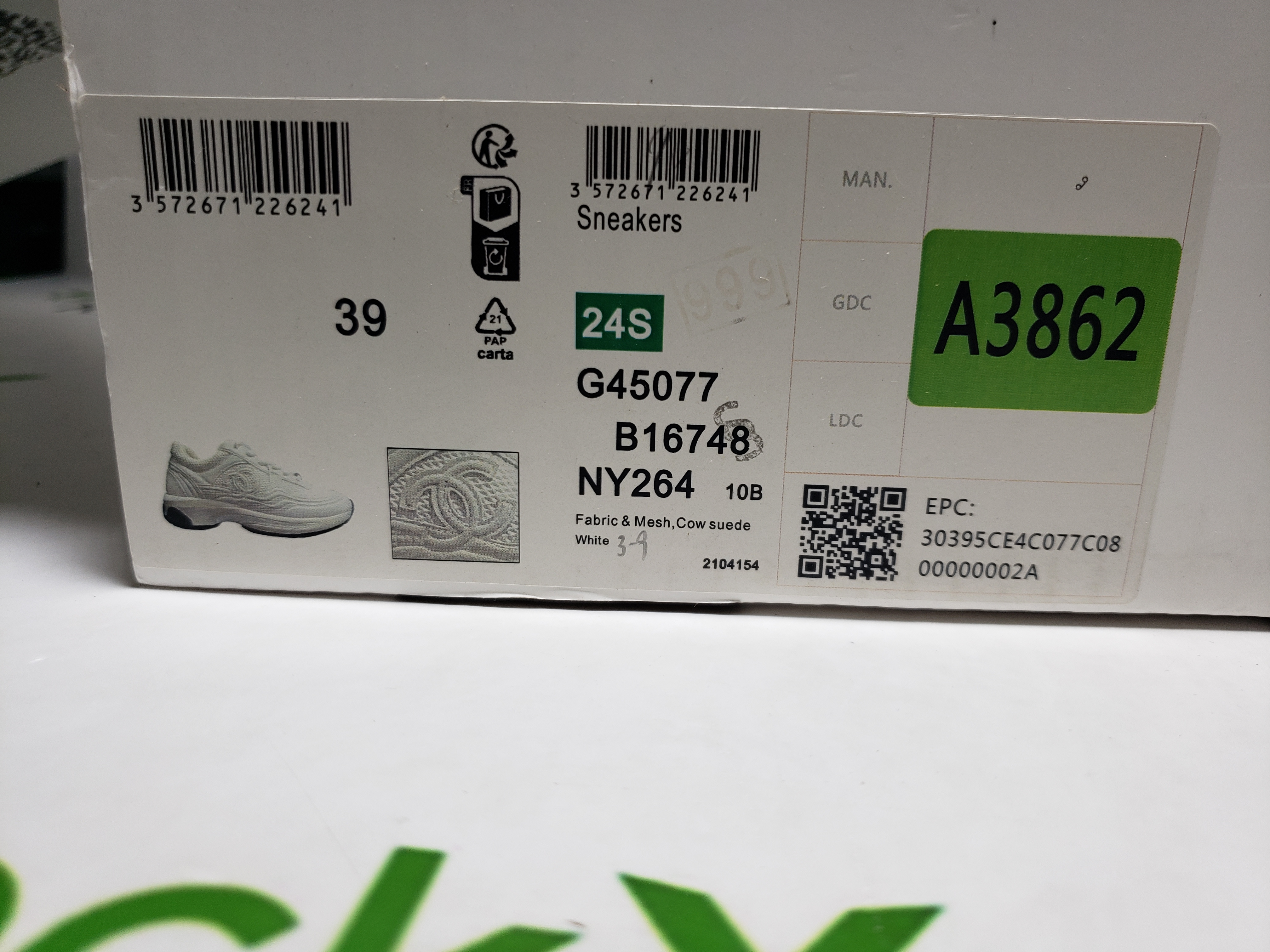 Chanel CC Logo Sneaker White review Stockxkicks 00