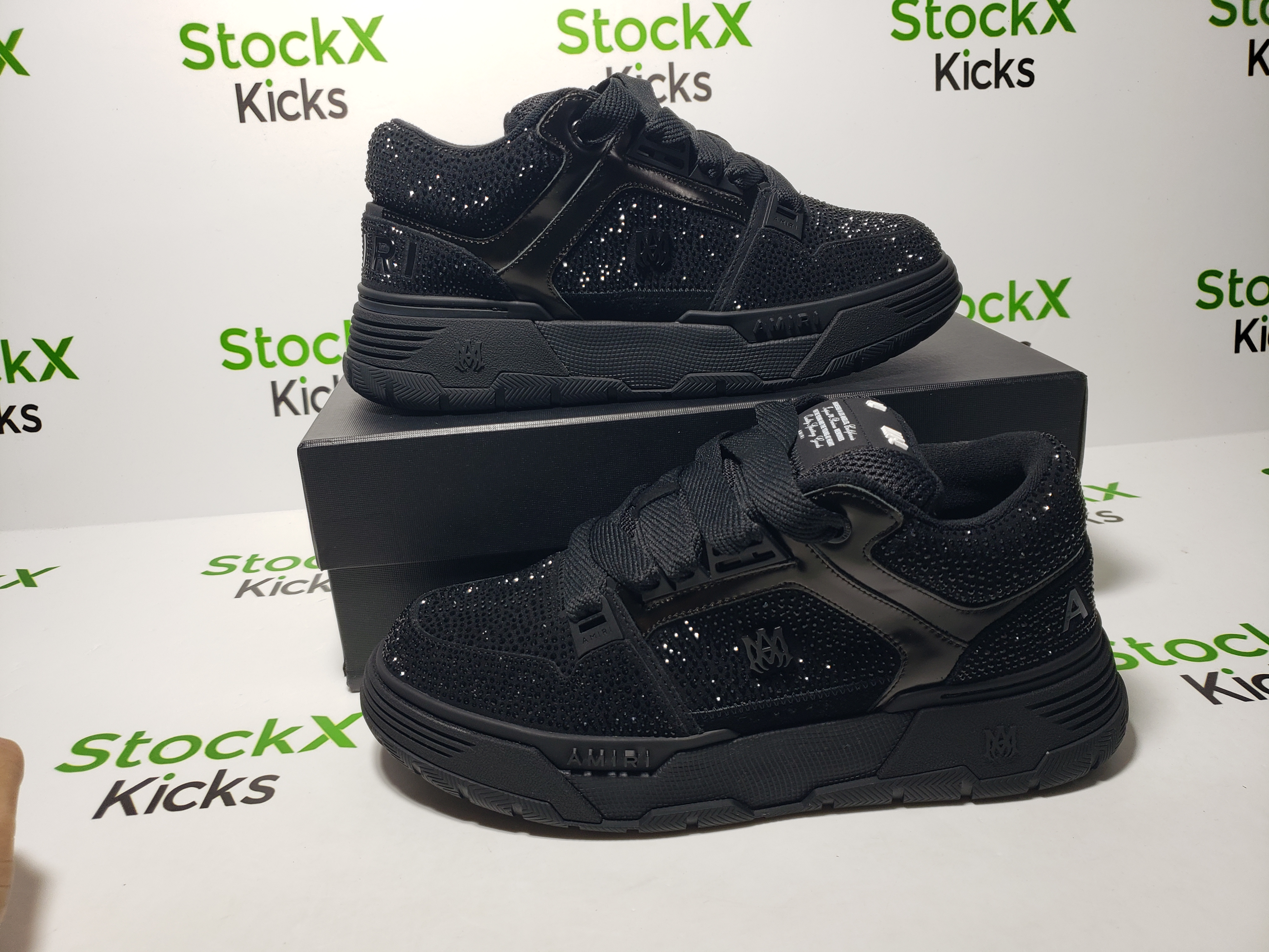 Amiri MA-1 Sneakers Vlack Diamond review Stockxkicks 02