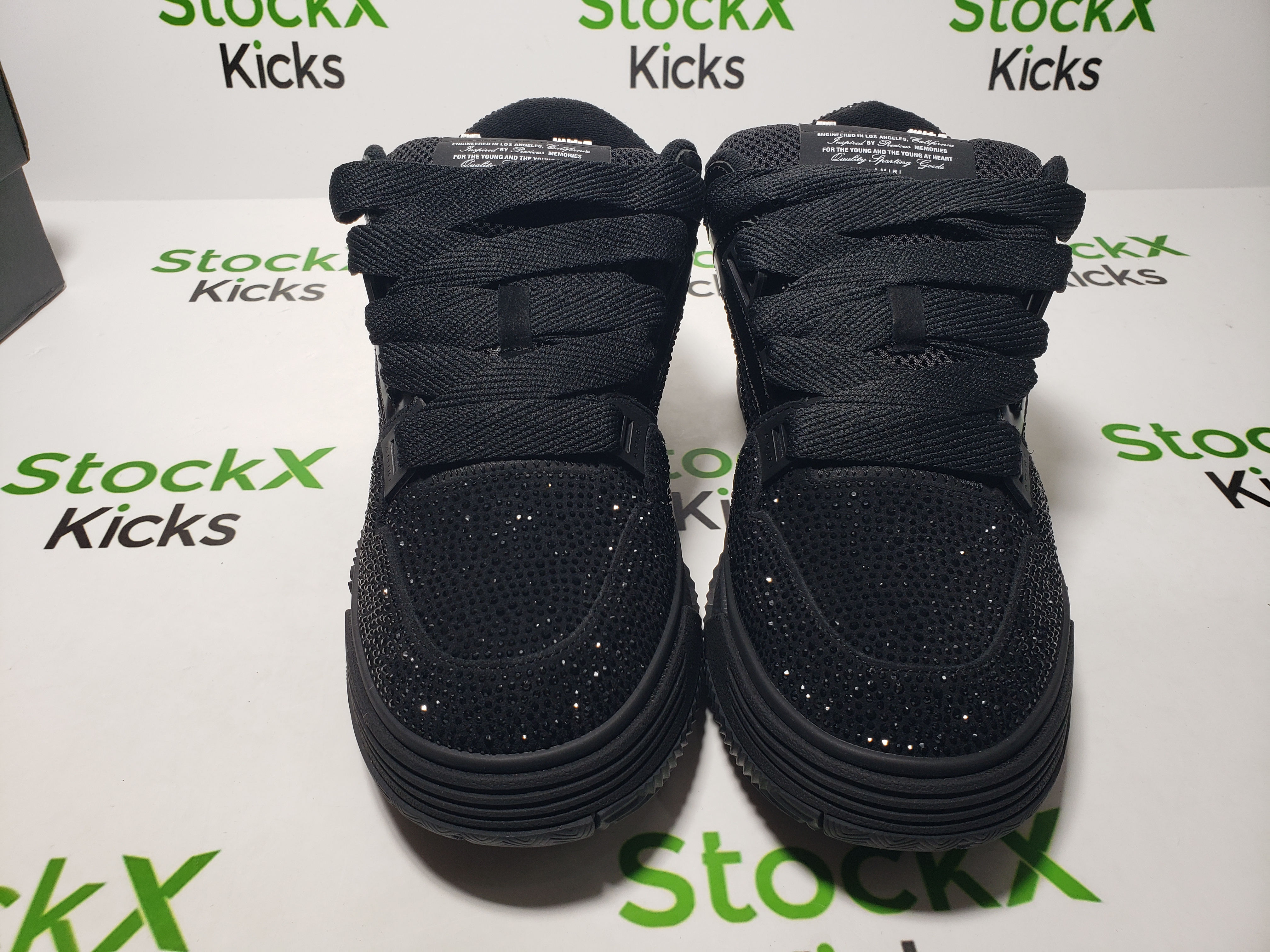 Amiri MA-1 Sneakers Vlack Diamond review Stockxkicks 04