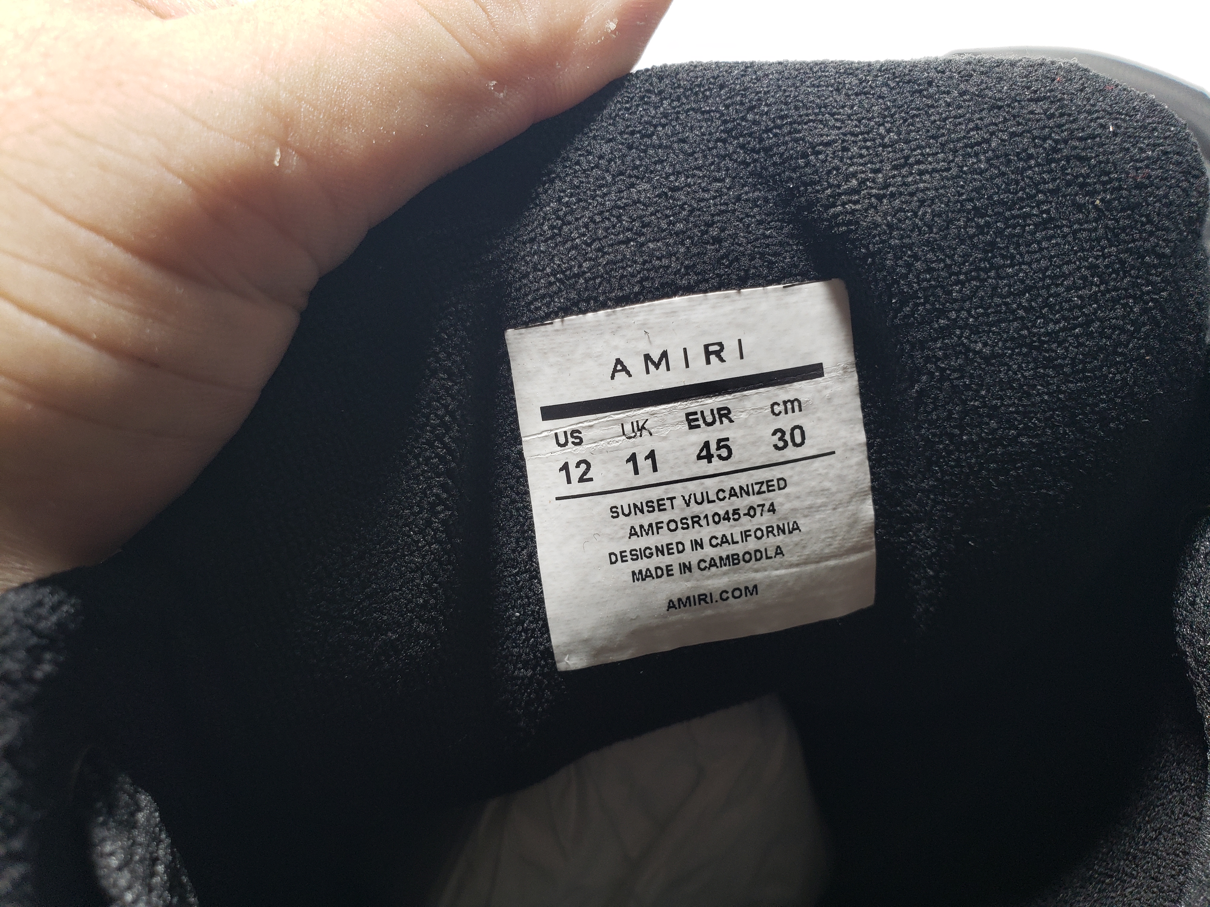 Amiri MA-1 Sneakers Vlack Diamond review Stockxkicks 06