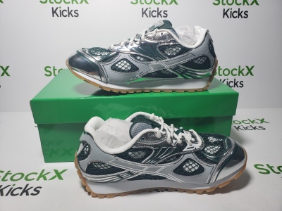 【TOP Version】Bottega Veneta Orbit Dark Green Silver review Stockxkicks 02