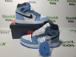 H12 Batch Air Jordan 1 Retro High White University Blue Black 555088-134 review Stockxkicks 02