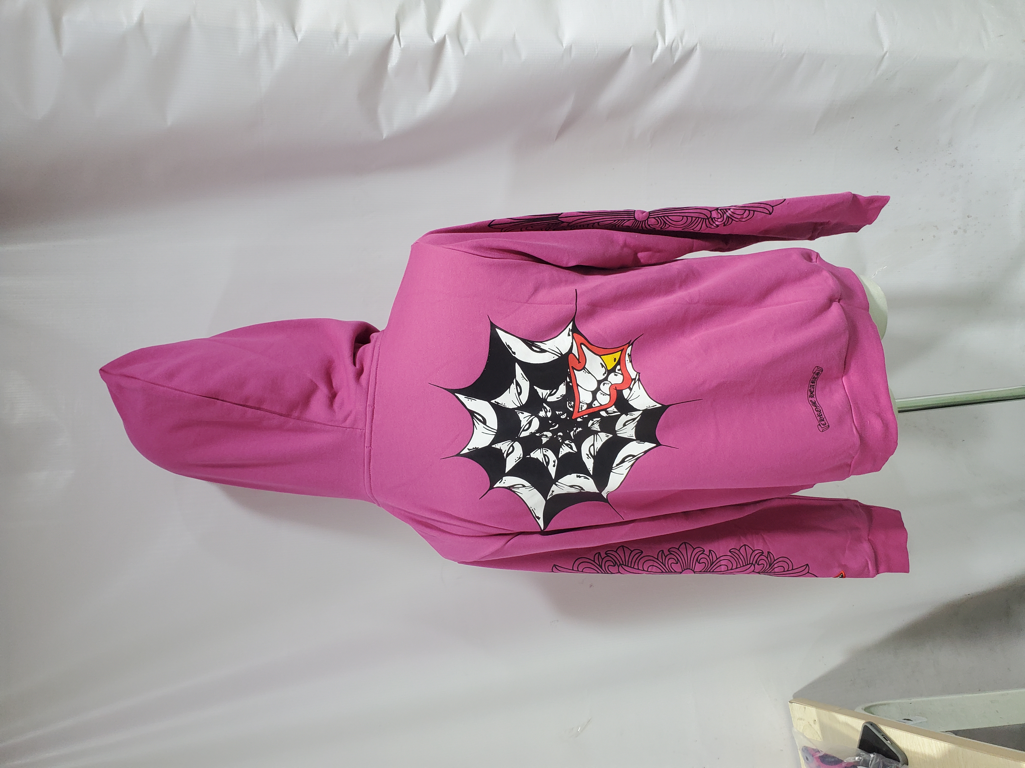 Chrome Hearts Matty Boy Spider Web Hoodie review Stockxkicks 01