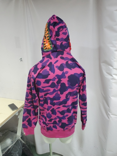 BAPE Color Camo Shark Zip Hoodie Purple 4580793338444 review Stockxkicks 02