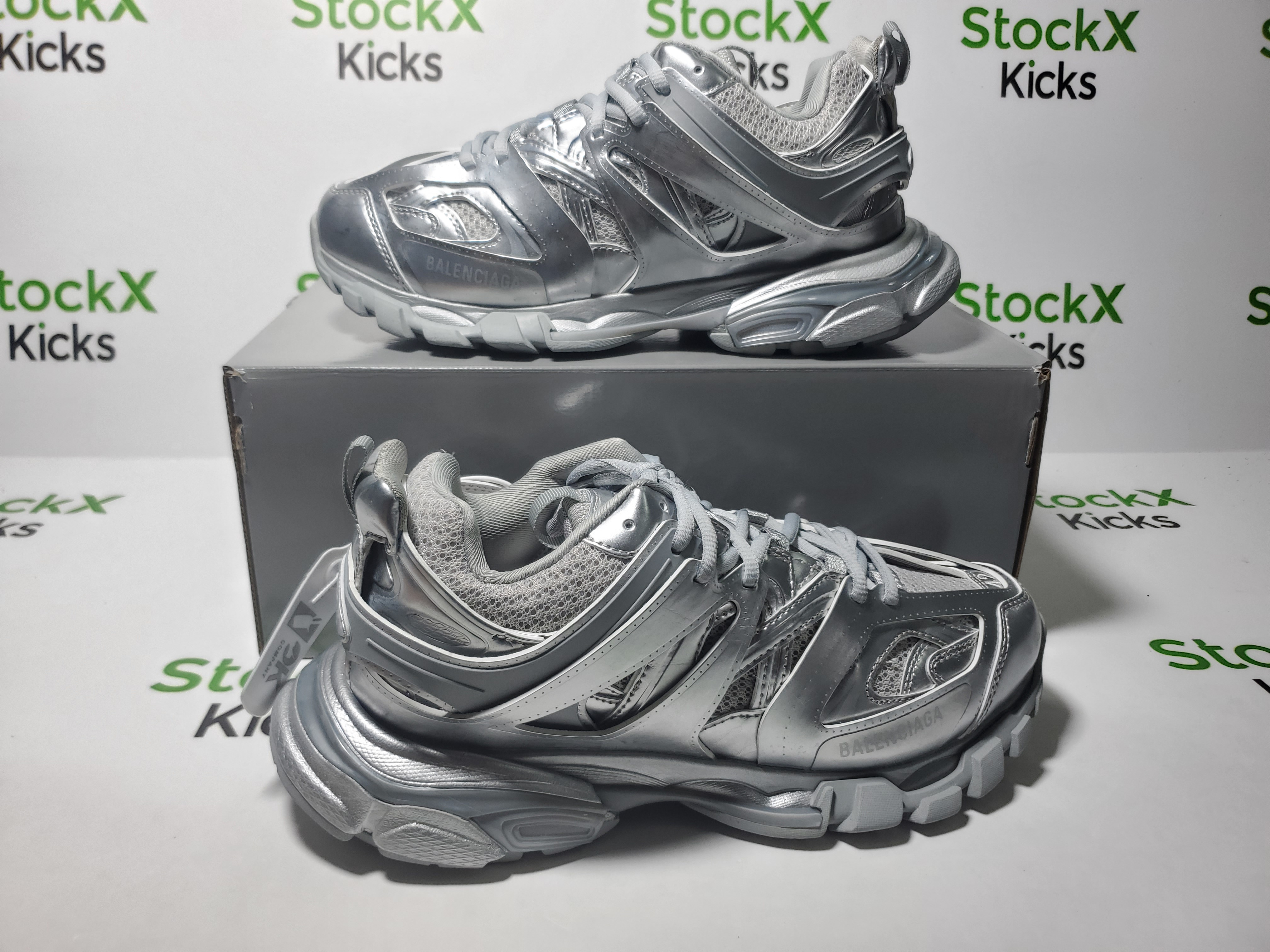 Balenciaga Tess S.Bright Silver 542436 W2FS3 8100 review Stockxkicks 05