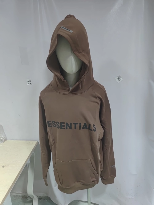 Fear Of God Essentials Pullover Hoodie BROWN review 