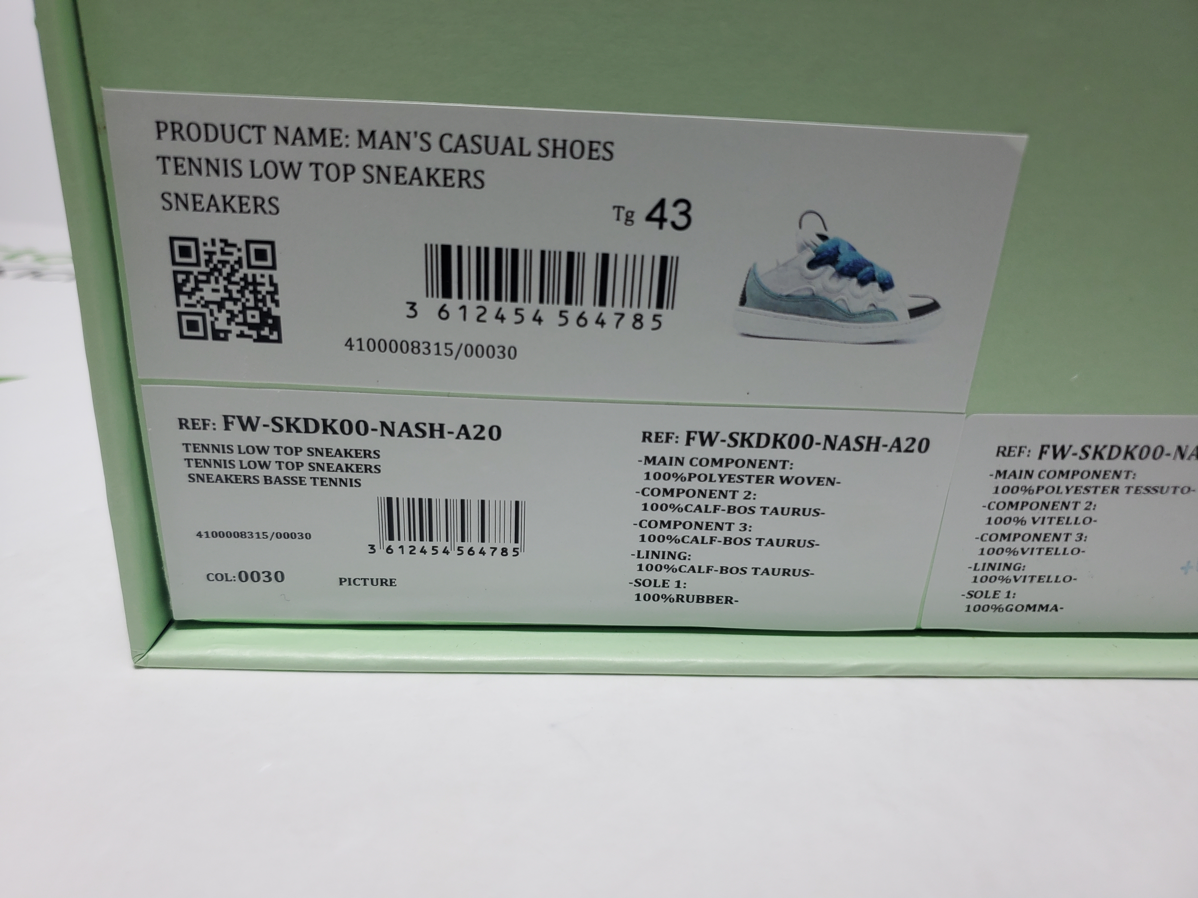 Lanvin Curb Sneakers White Blue FW SKDK02 DRAG H220040 review Stockxkicks 00