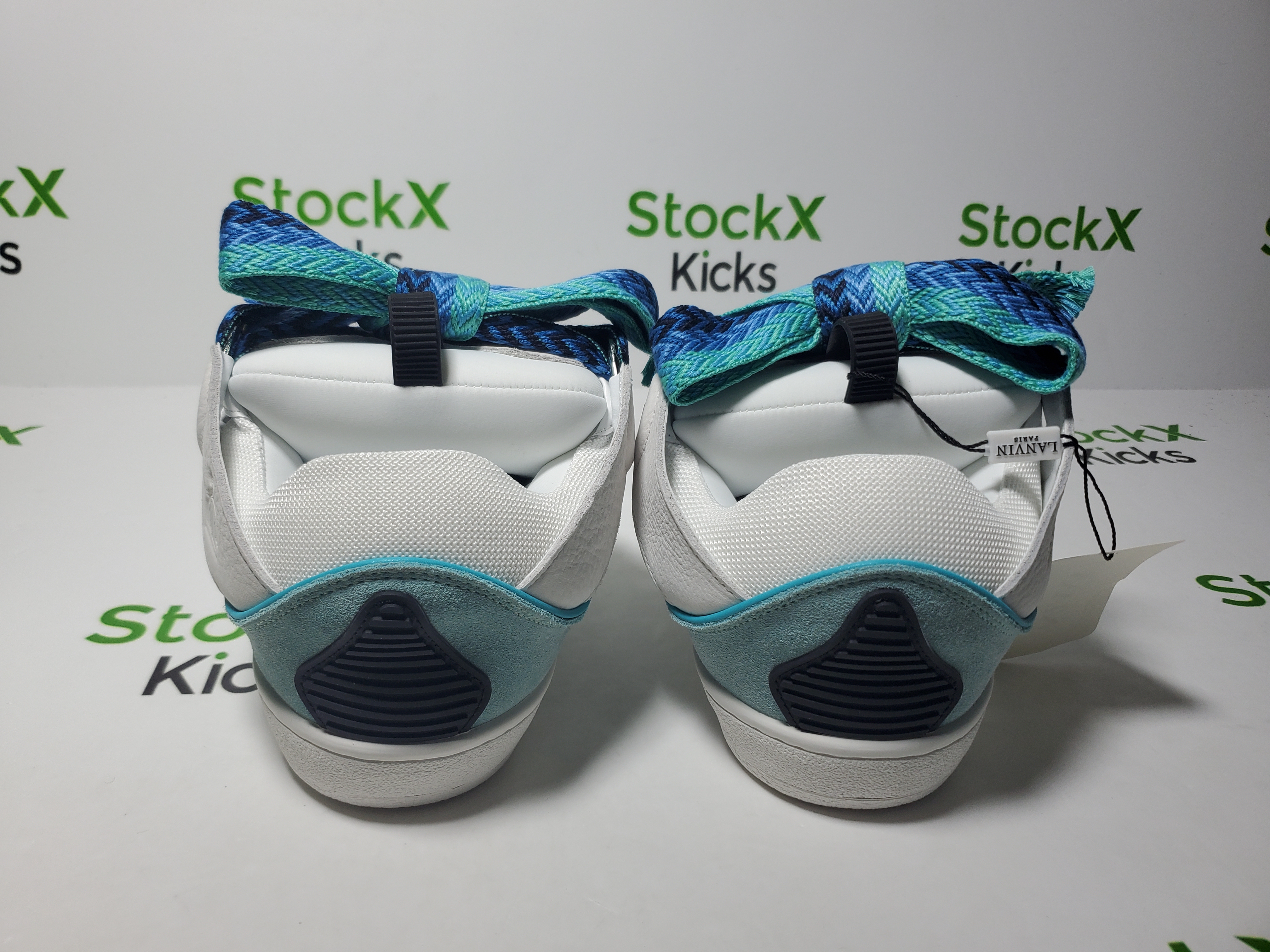 Lanvin Curb Sneakers White Blue FW SKDK02 DRAG H220040 review Stockxkicks 03