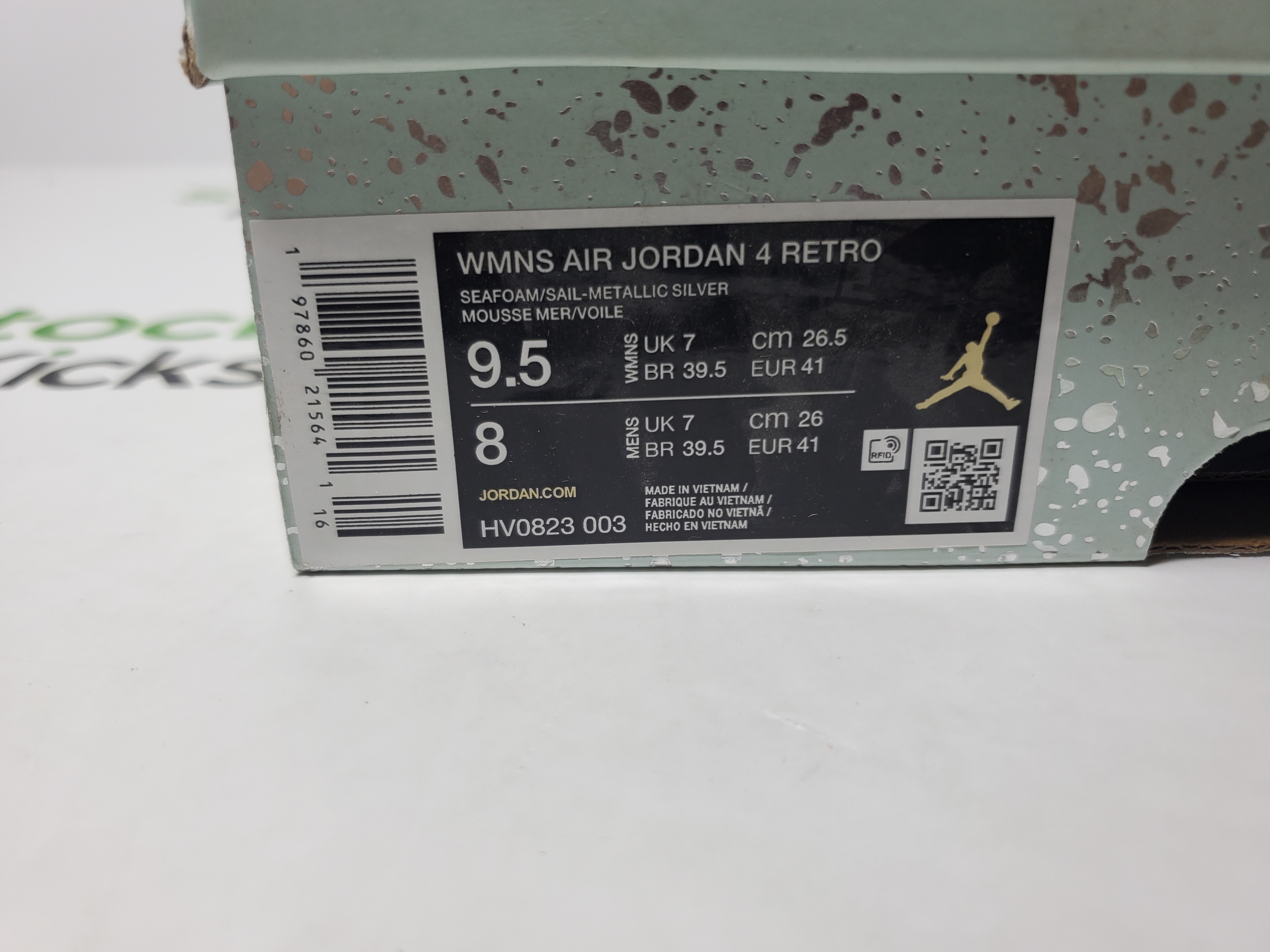 PK God Batch Air Jordan 4 Retro 'Seafoam Sail' HV0823-003 review Stockxkicks 00