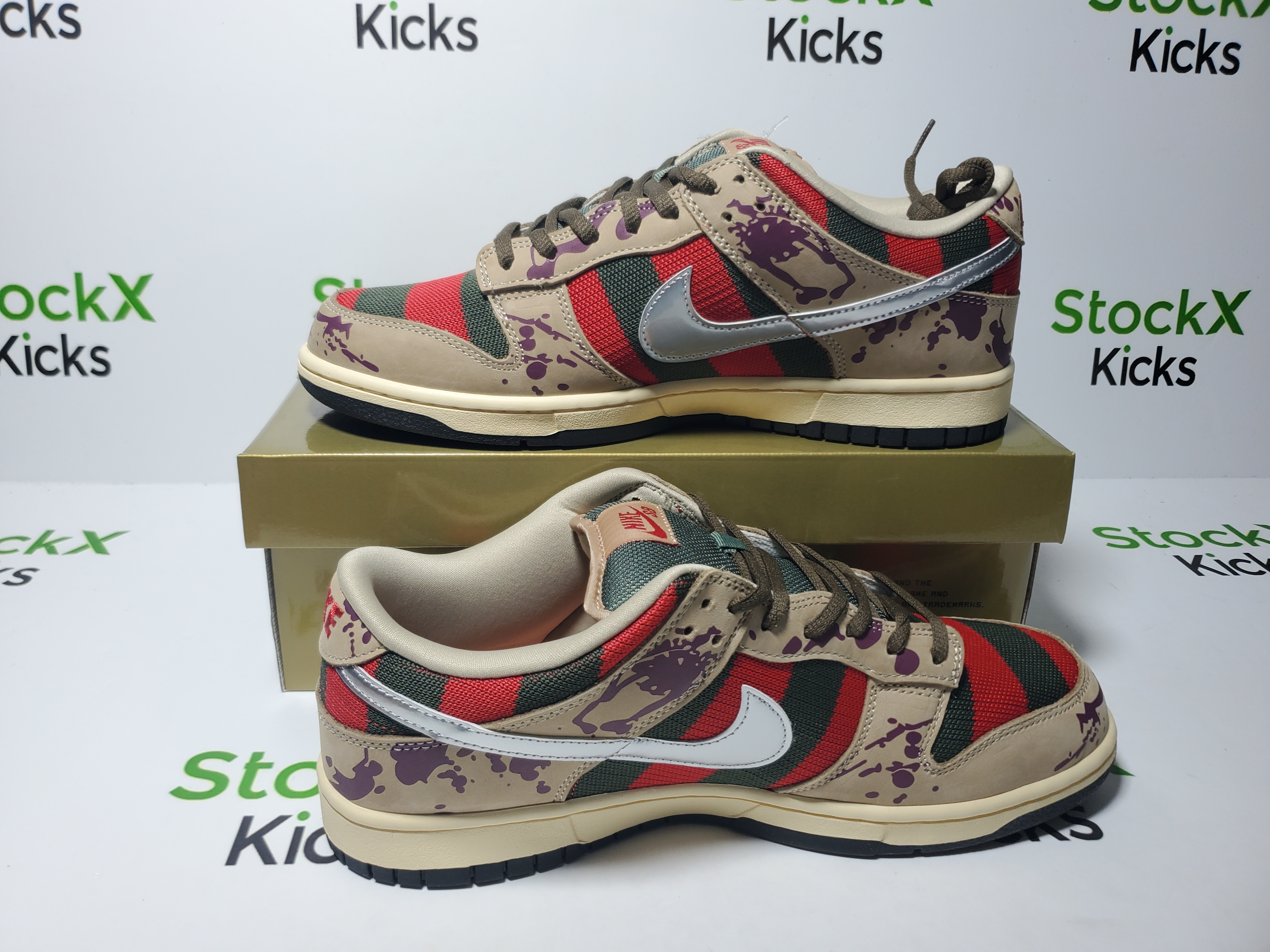 LJR Batch Nike SB Dunk Low Freddy Krueger 313170-202 review Stockxkicks 01