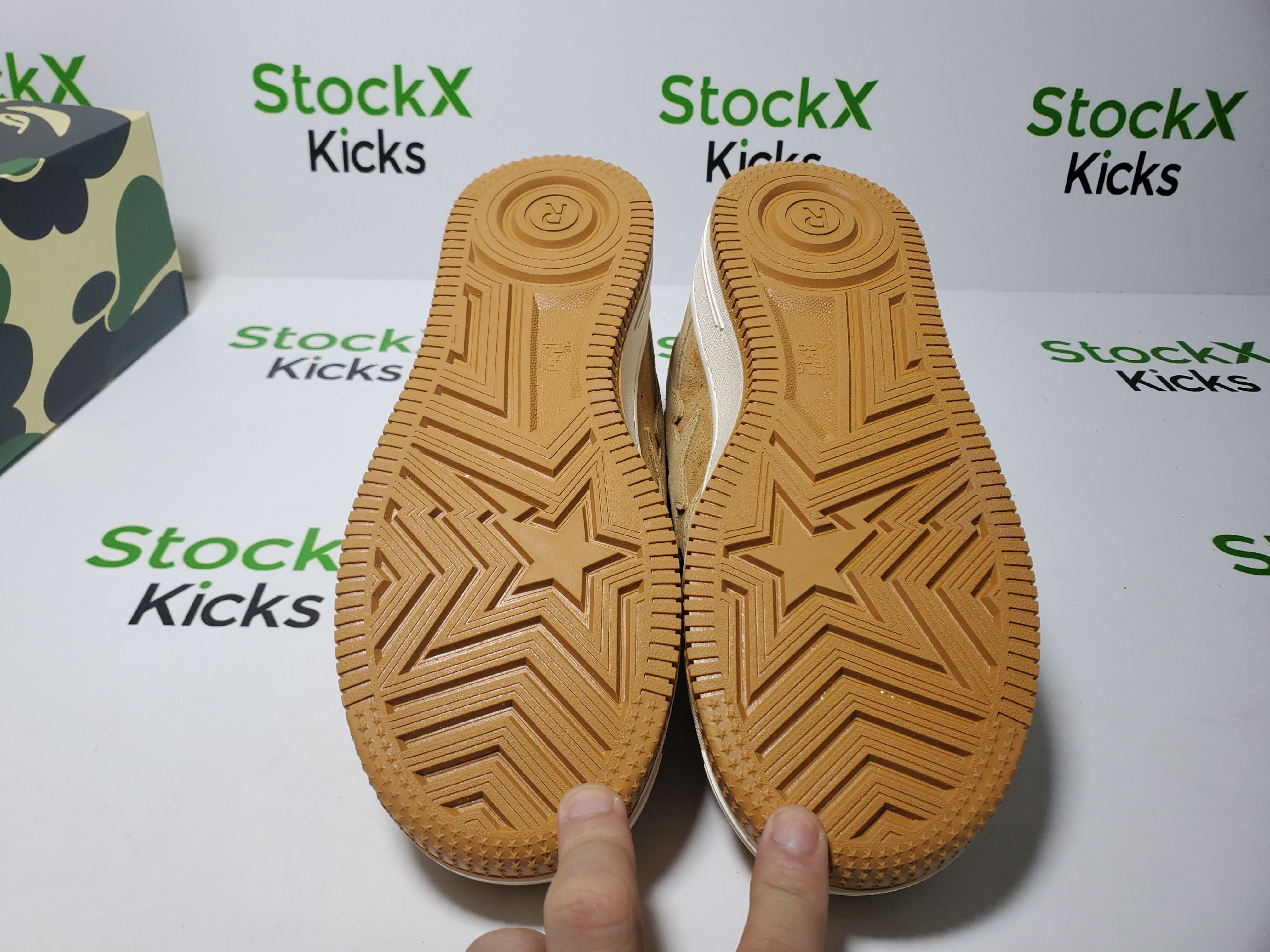 A Bathing Ape Bape Sta Beige Suede 1H70-191-004 review Stockxkicks 05