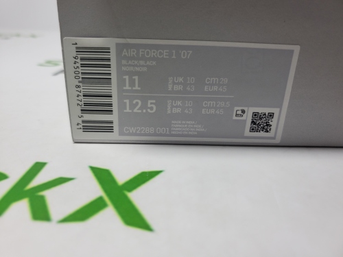 LJR Batch Nike Air Force 1 Low Black CW2288-001 review 