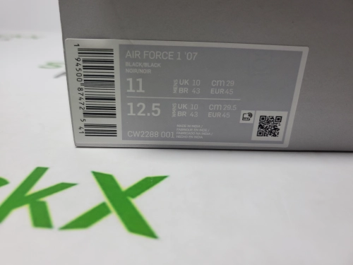 LJR Batch Nike Air Force 1 Low Black CW2288-001 review 