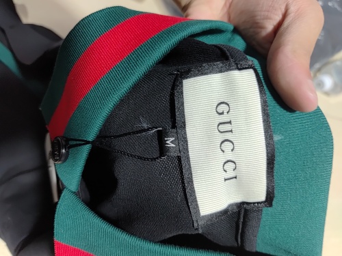 Gucci Cotton piquet polo with Web collar 701735 XJELJ 1043 review 