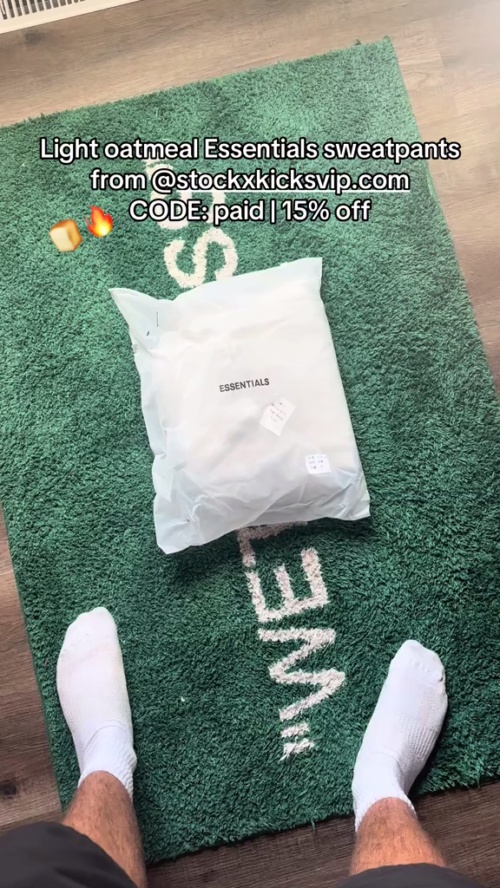 FEAR OF GOD ESSENTIALS Off-White Drawstring Lounge Pants review 