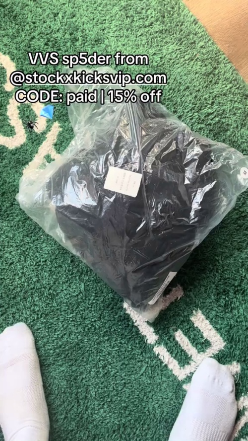 Sp5der VVS Hoodie Black YZ GE961 review 
