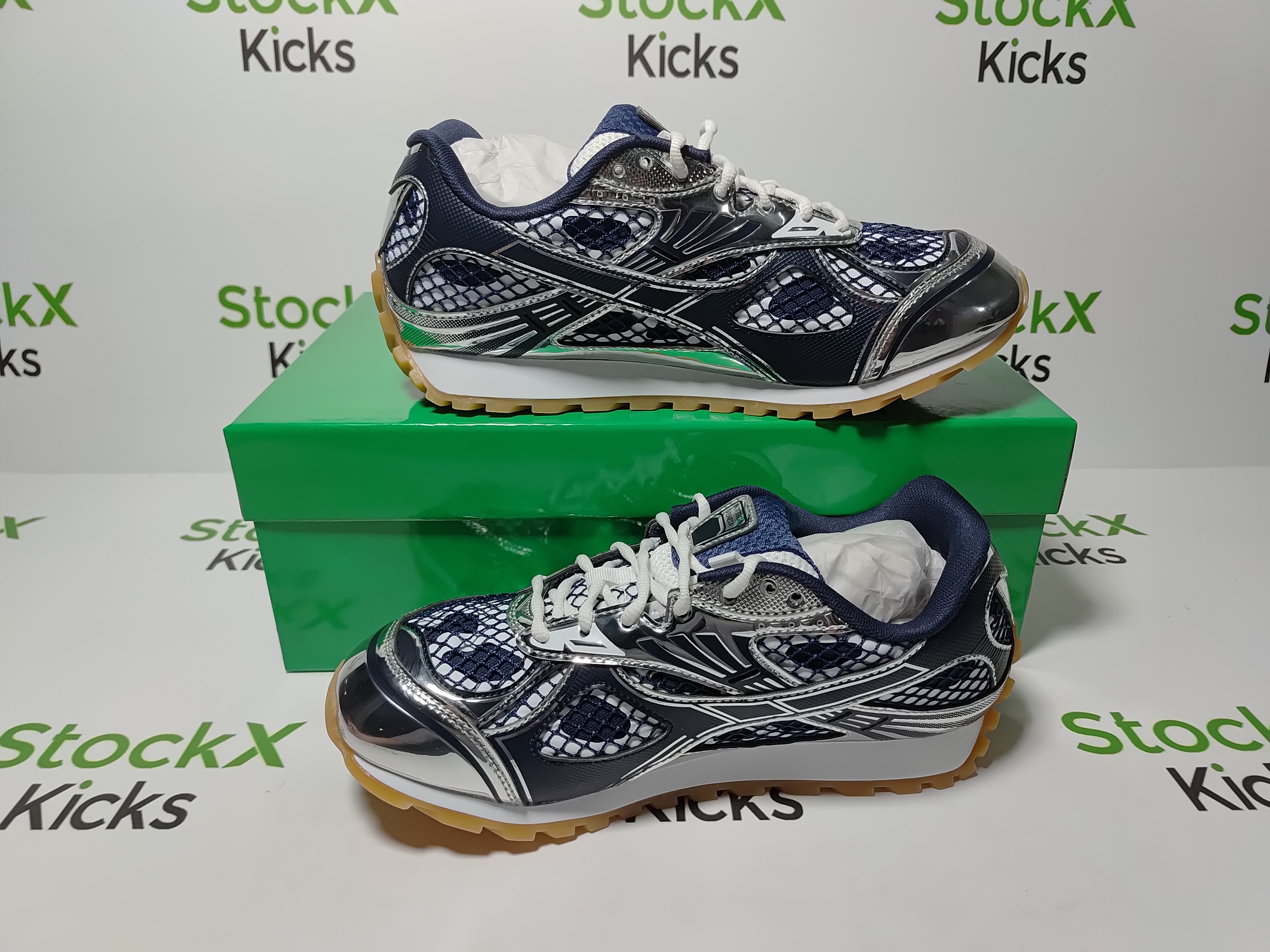 Bottega Veneta Deep Blue Silver review Stockxkicks 06