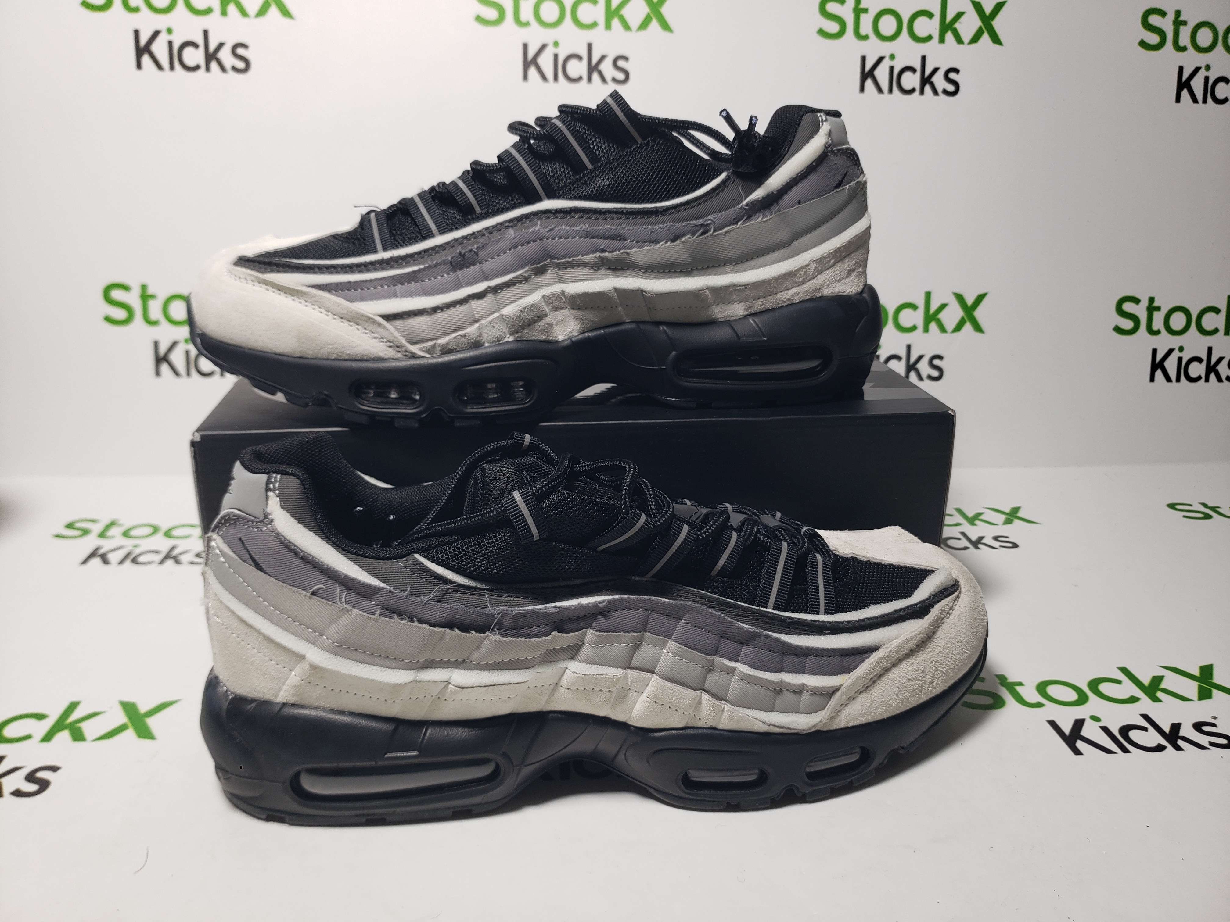 Nike Air Max 95 Comme des Garcons Black Grey CU8406-101 review Stockxkicks 02