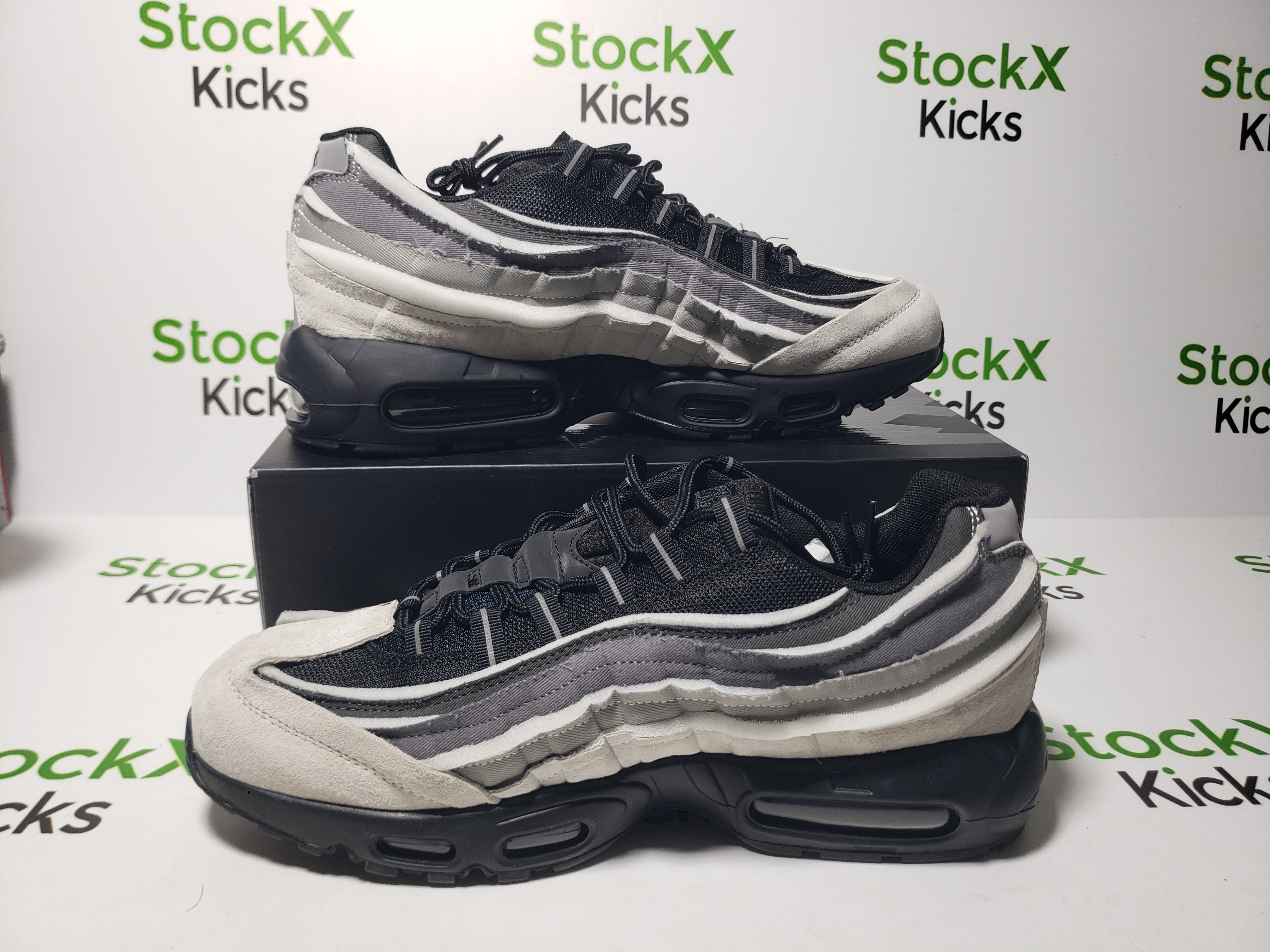 Nike Air Max 95 Comme des Garcons Black Grey CU8406-101 review Stockxkicks 01