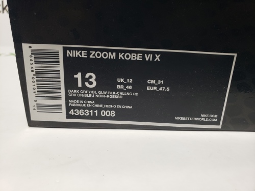 Nike Kobe 6 Dark Knight 429659-016 review 