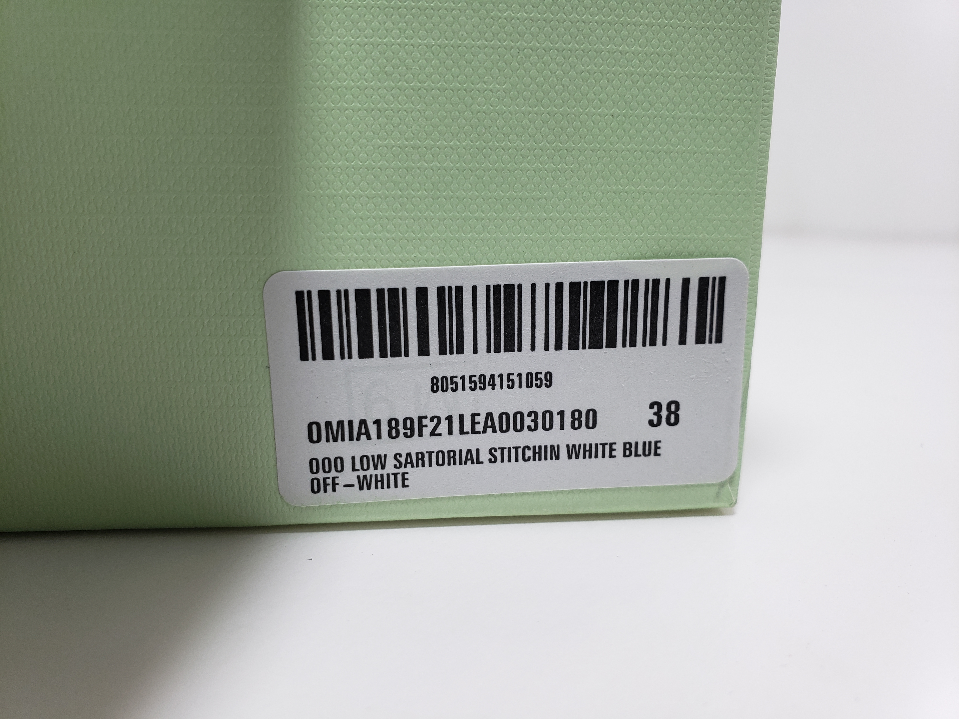 PK God Batch OFF-WHITE Out Of Office OOO Low Tops White Blue Discoloration OMIA189S 21LEA0030 0180 review Stockxkicks 00