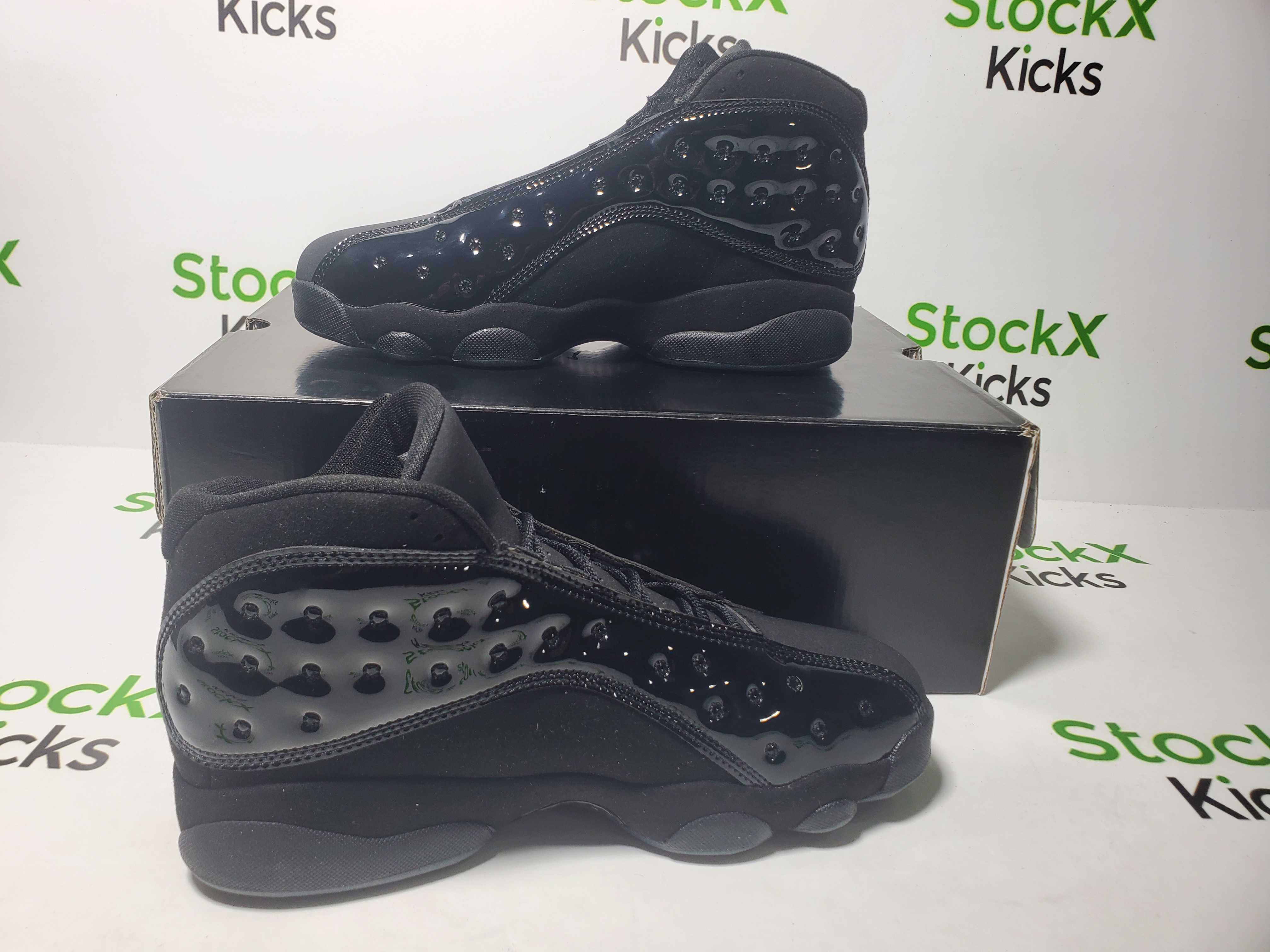 PK God Batch Nike Air Jordan 13 Retro Black Cat 414571-012 review Stockxkicks 06