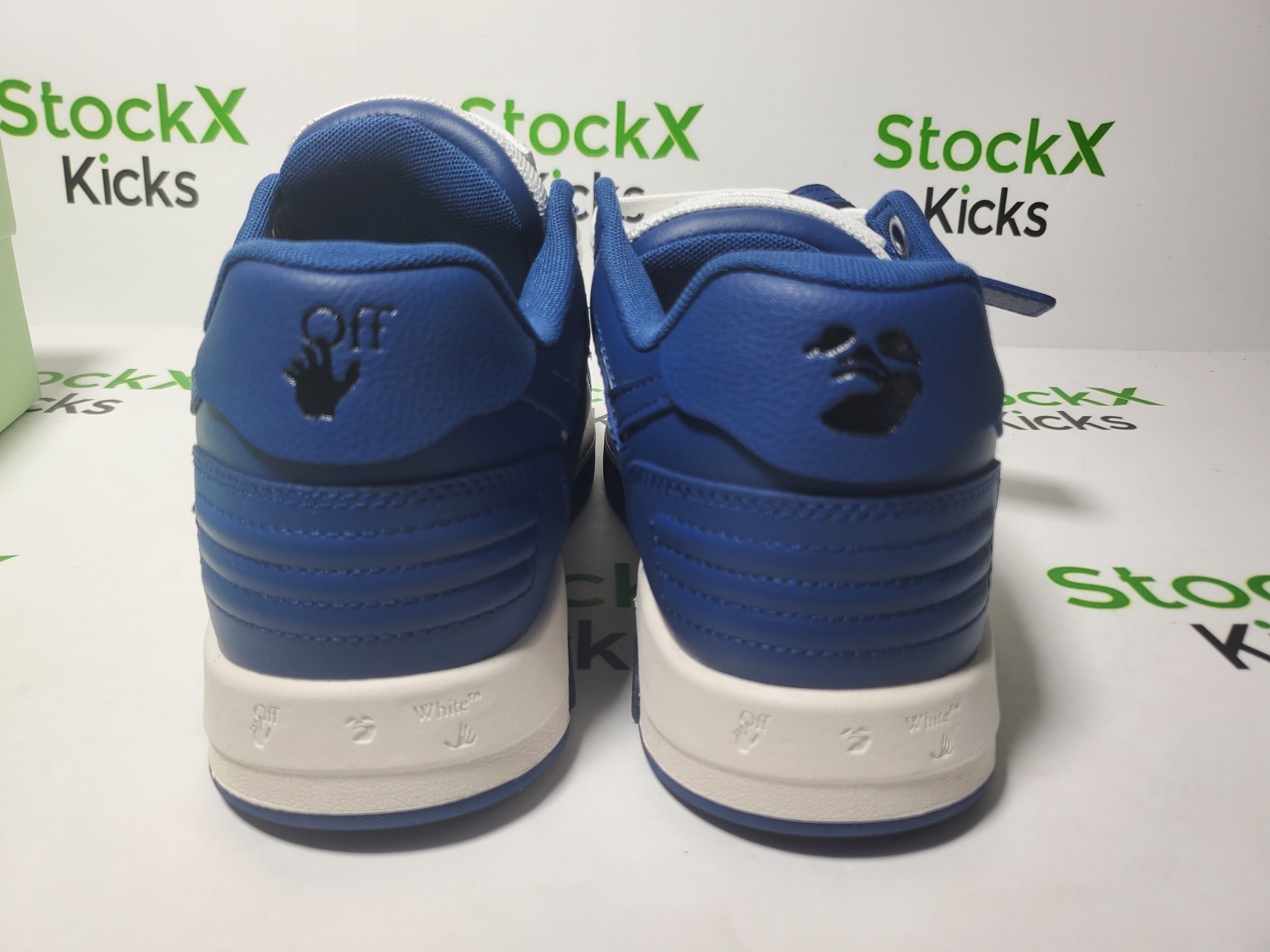 PK God Batch OFF-WHITE Out Of Office OOO Low Diamond Blue OMIA189 C99LEA00 10142 review Stockxkicks 01