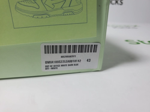 PK God Batch OFF-WHITE Out Of Office OOO Low Diamond Blue OMIA189 C99LEA00 10142 review 