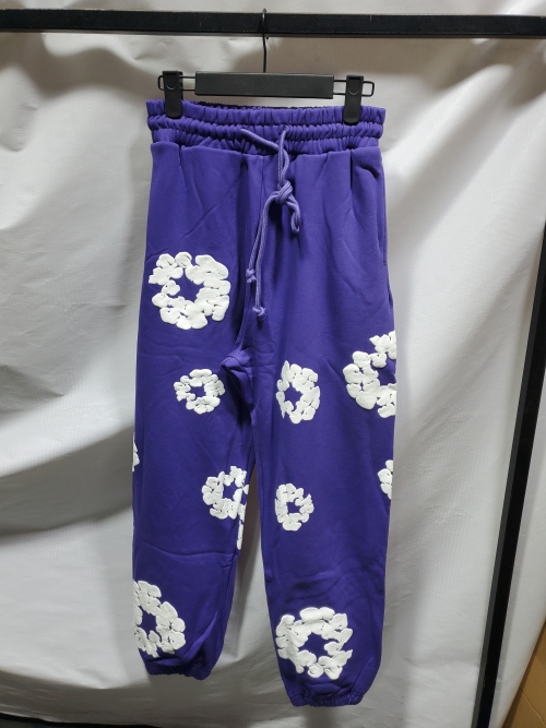 Denim Tears The Cotton Wreath Sweatpants Purple review 