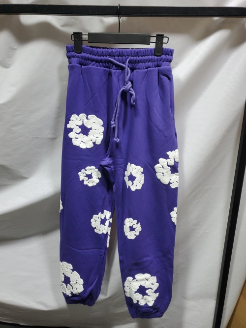 Denim Tears The Cotton Wreath Sweatpants Purple review 