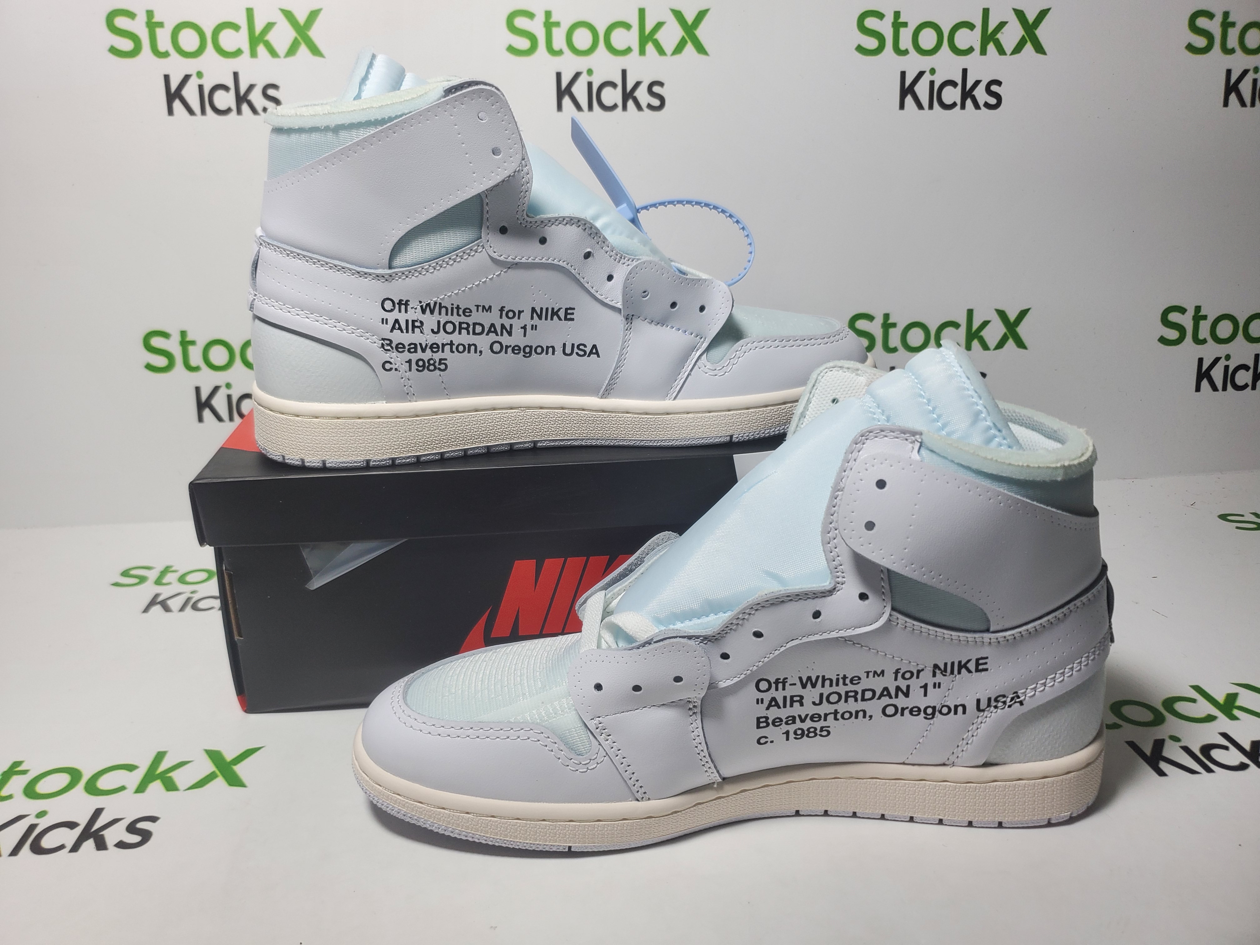 PK God Batch Nike Jordan 1 Retro High Off-White White AQ0818-100 review Stockxkicks 01