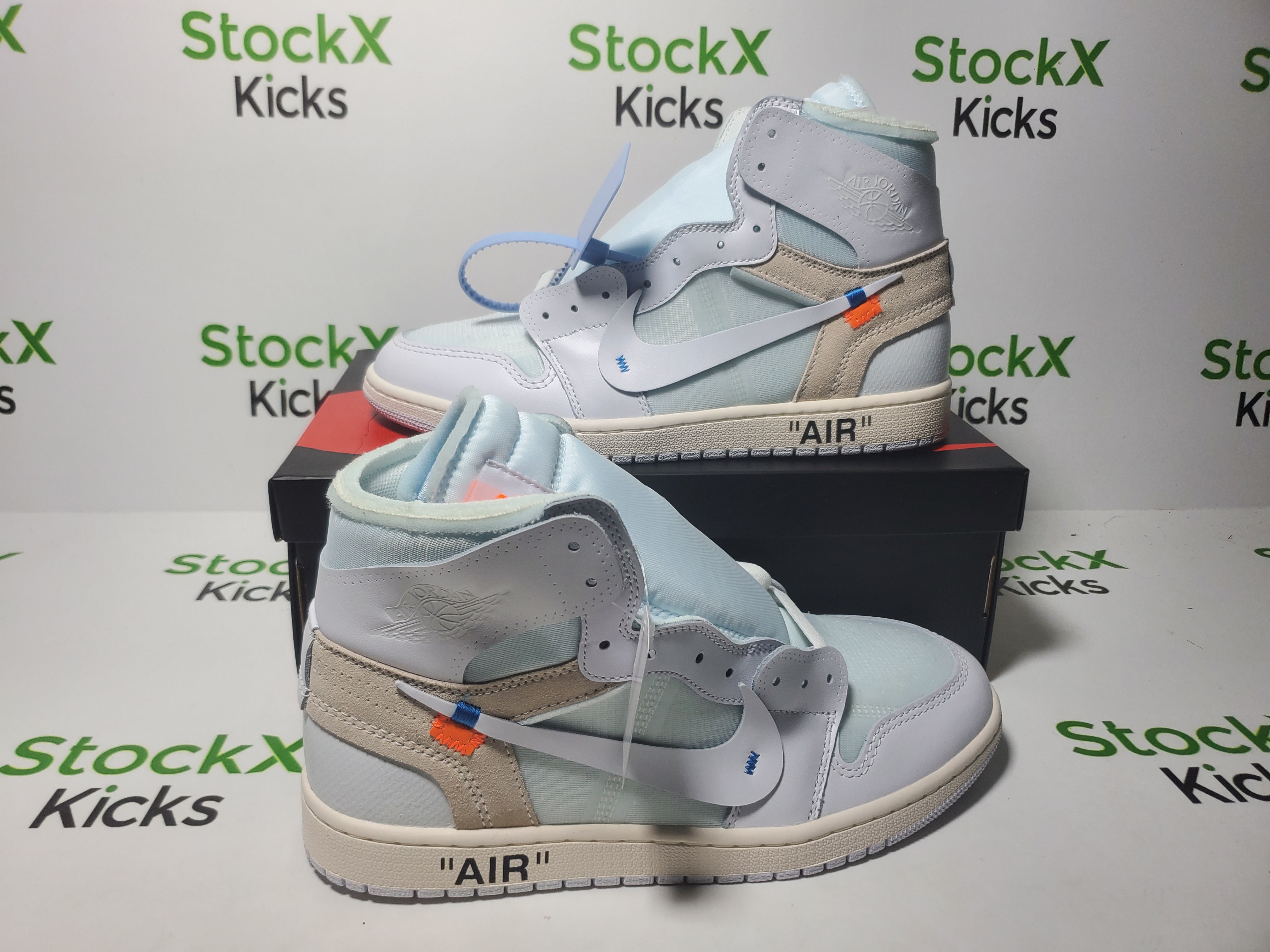 PK God Batch Nike Jordan 1 Retro High Off-White White AQ0818-100 review Stockxkicks 02