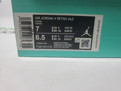 Pk God Batch Nike Air Jordan 4 Verde acqua review 