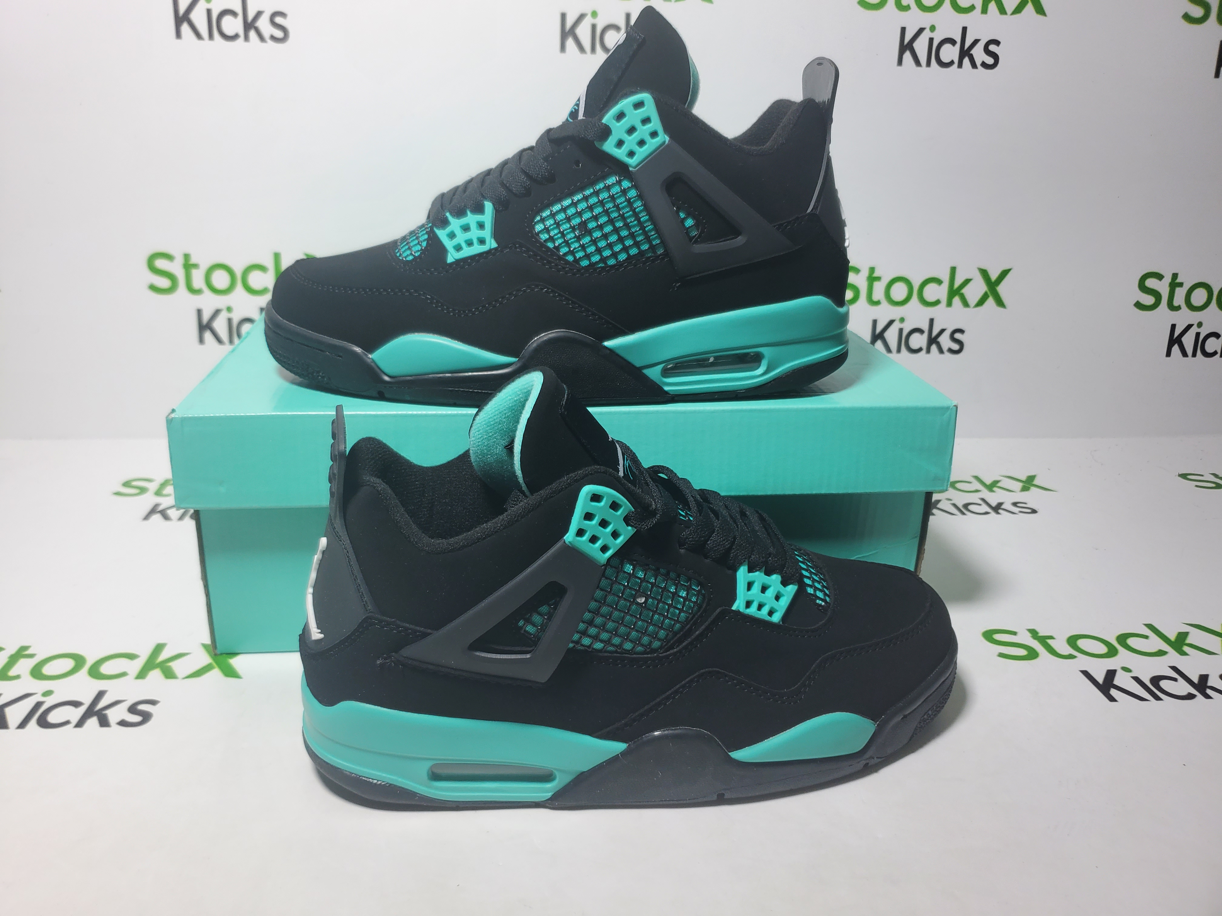 Pk God Batch Nike Air Jordan 4 Verde acqua review Stockxkicks 01