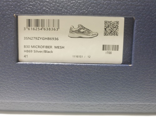 Dior B30 Black Silver 3SN279 ZMA1 6141 review 