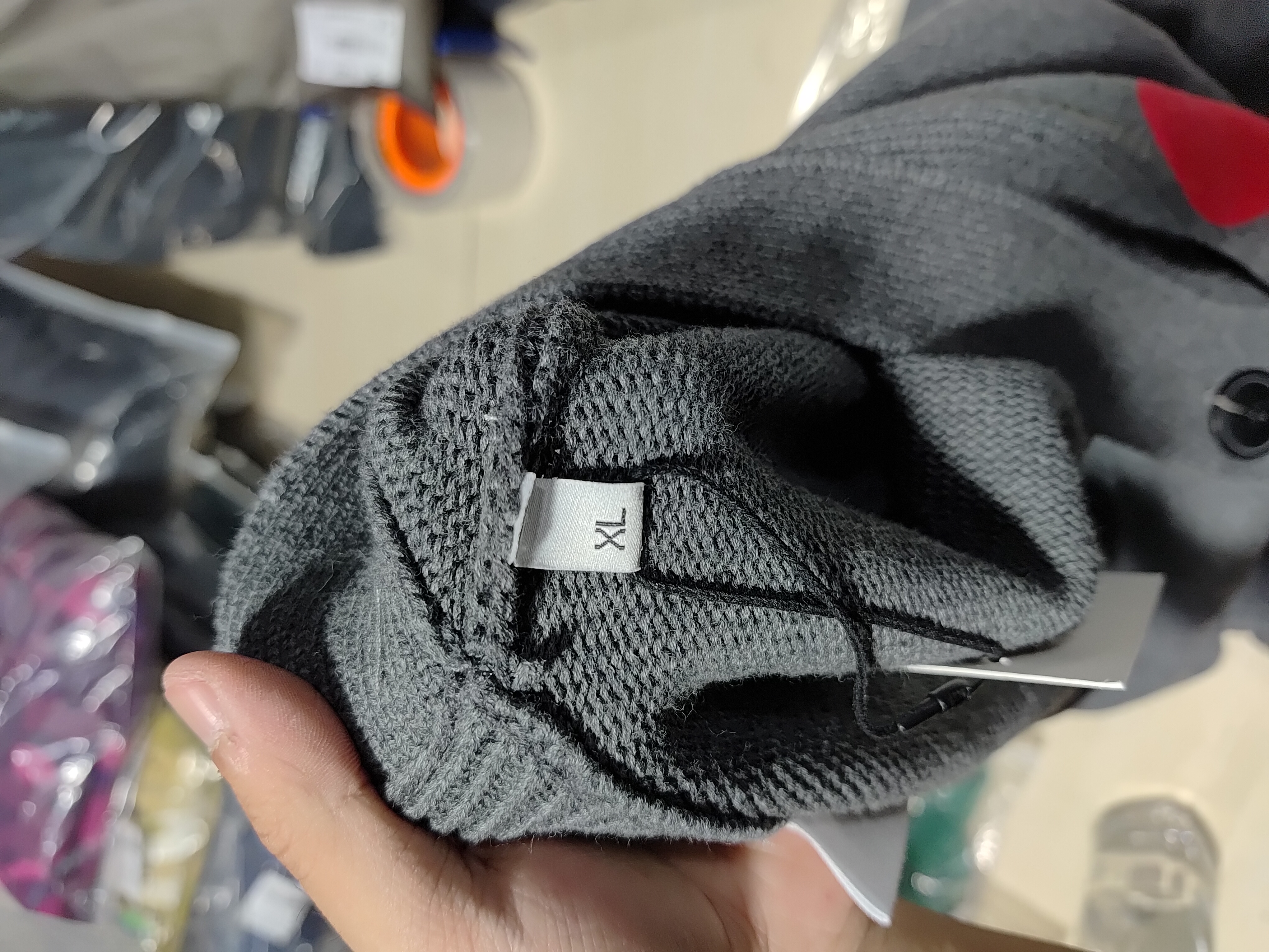 AMI PARIS 21FW Heart Embroidered Cardigan Grey review Stockxkicks 03