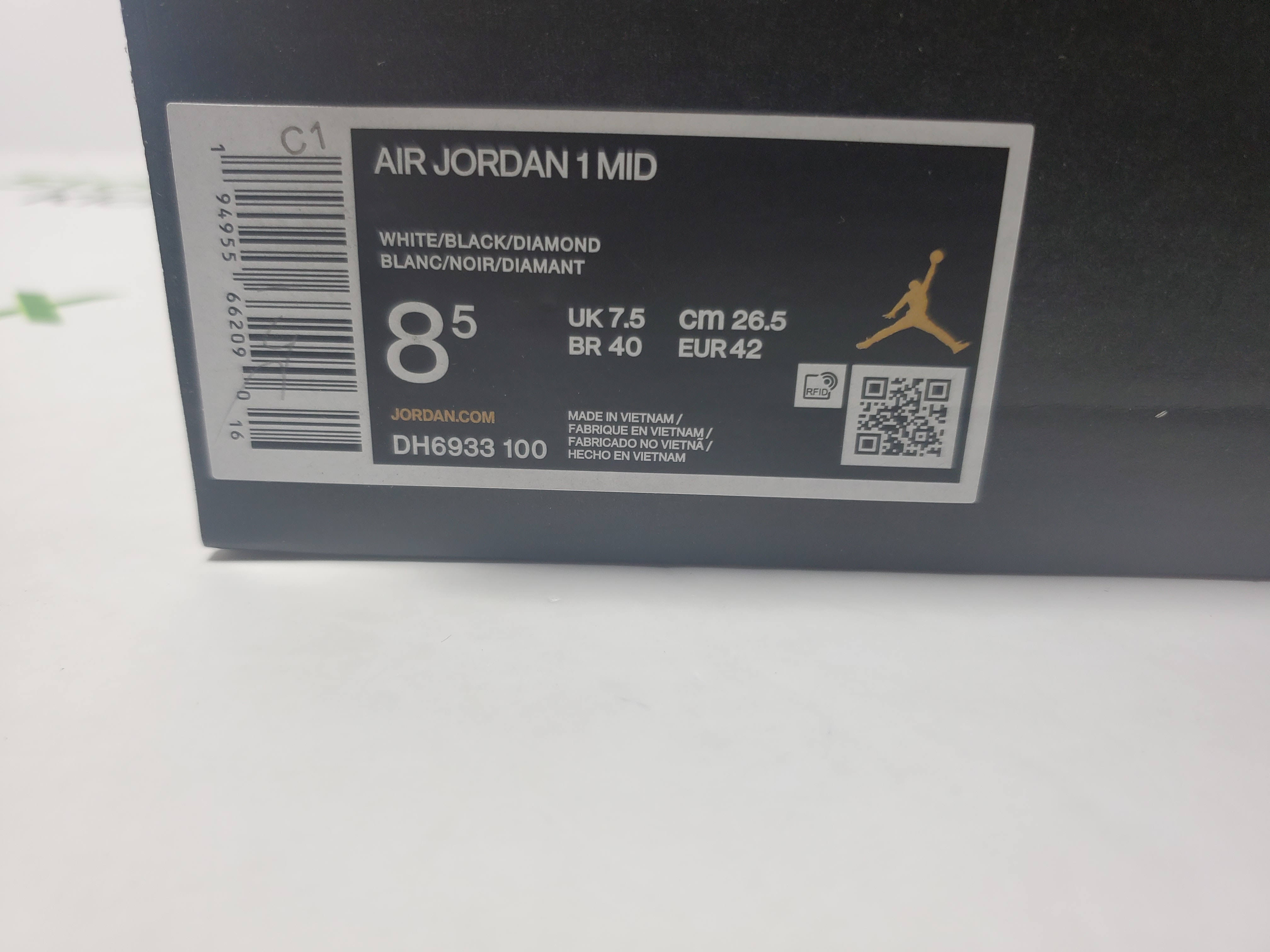 LJR Batch Air Jordan 1 Mid Diamond Shorts DH6933-100 review Stockxkicks 00