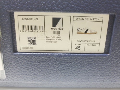 Dior B01 Matchpoint Sneaker 'White Grey Black' 3SN328ZRH_H069 review 