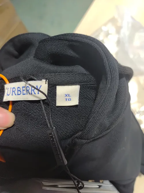 Burberry Warhorse Cross-Stitch Zippered Hooded Jacket Black review 