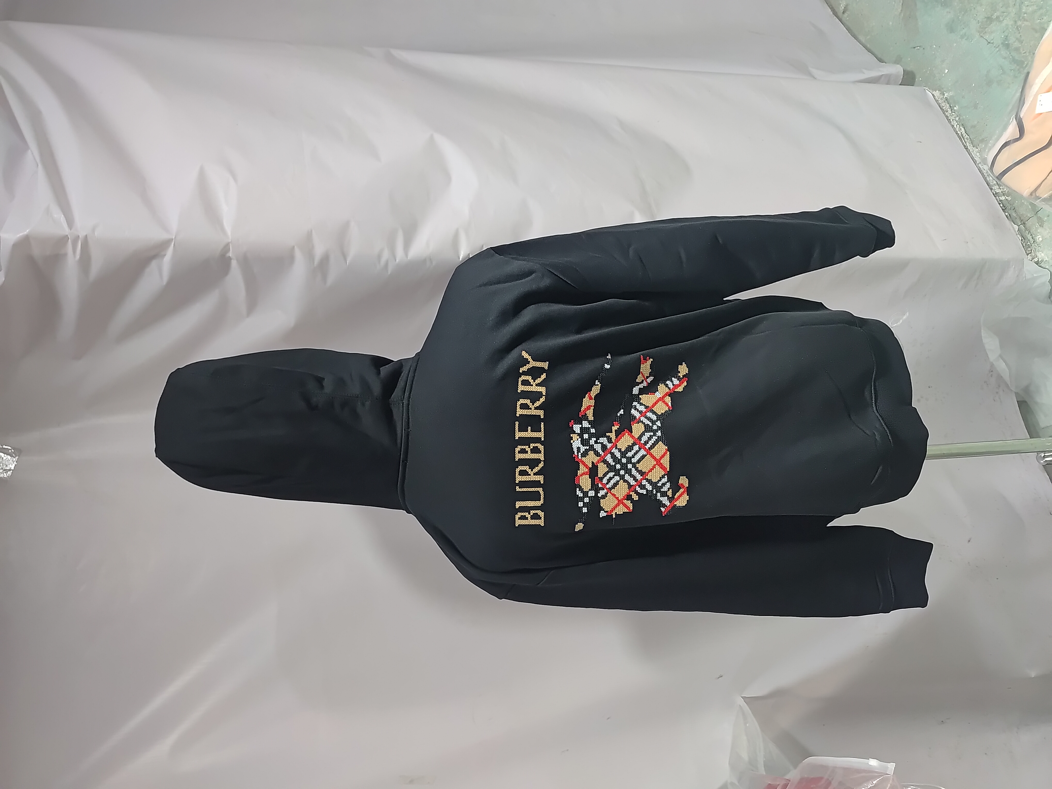 Burberry Warhorse Cross-Stitch Zippered Hooded Jacket Black review Stockxkicks 04